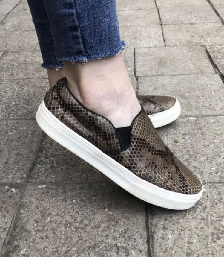 Celine Celine Slip one snake print sneakers Grailed