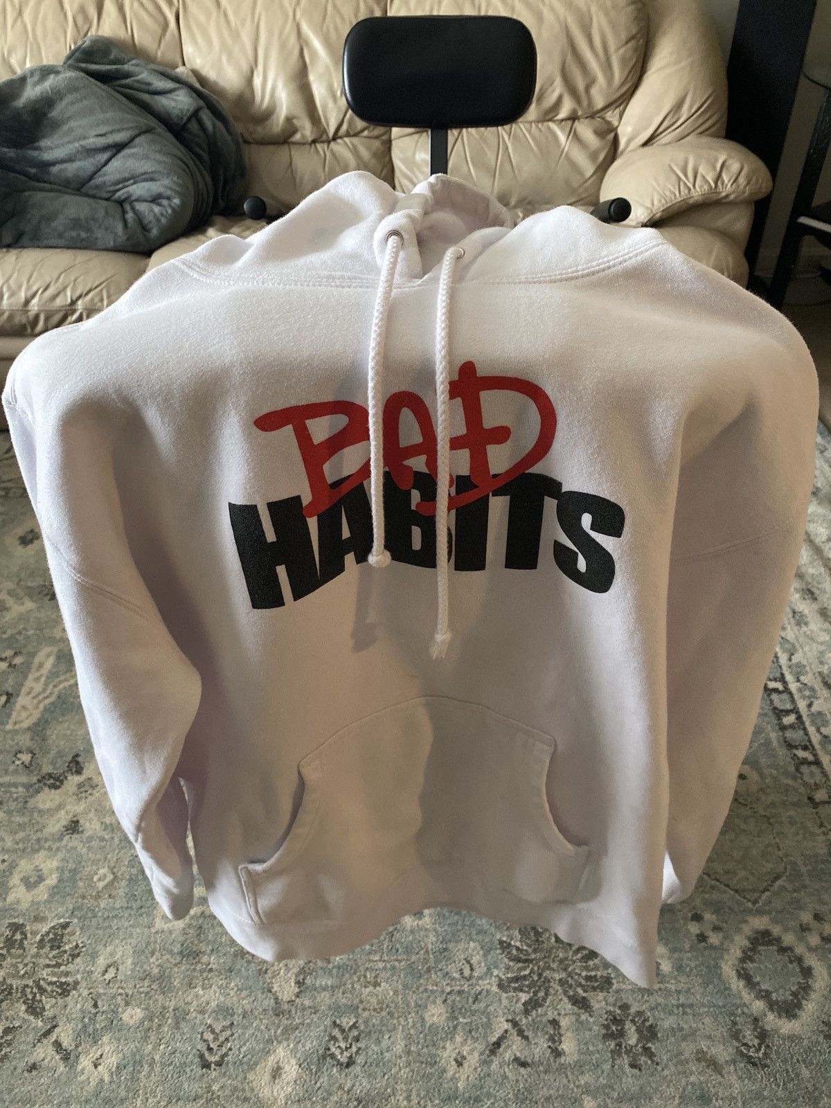 Vlone X Nav Bad outlet Habits Hoodie Size Large