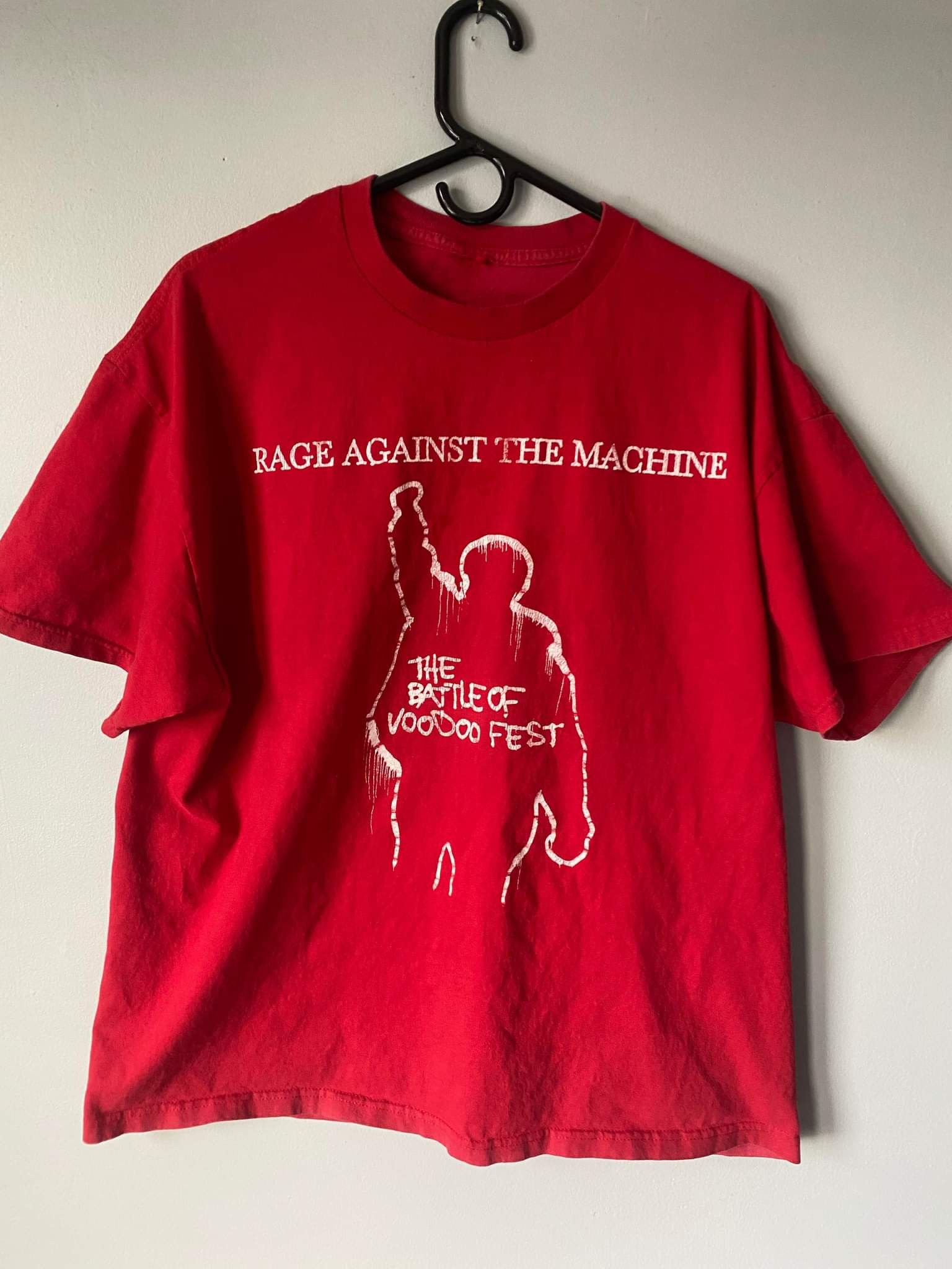 Rage Against The Machine Rare 2007 Voodoo Fest Rage Shirt
