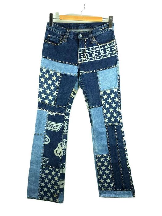 Hysteric Glamour Archive Studded Star Denim Jeans | Grailed