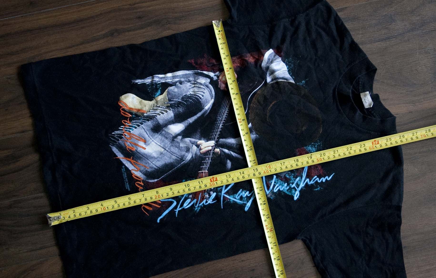 Vintage Stevie Ray Vaughan T Shirt Double Trouble 1989 Tour Size S/M Size US S / EU 44-46 / 1 - 6 Thumbnail