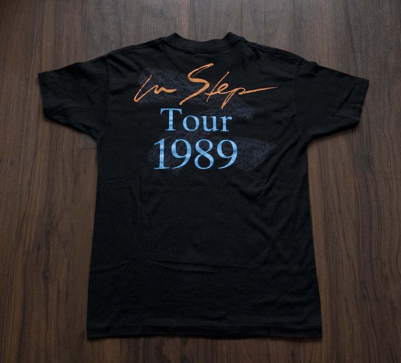 Vintage Stevie Ray Vaughan T Shirt Double Trouble 1989 Tour Size S/M Size US S / EU 44-46 / 1 - 4 Thumbnail