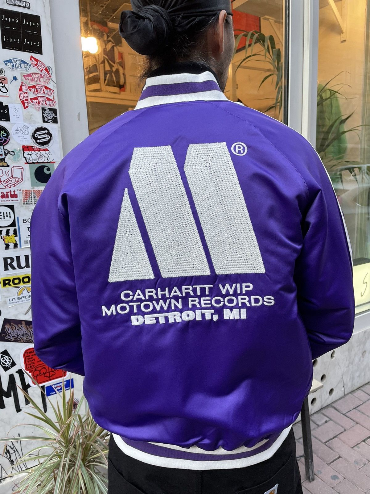 Carhartt Wip X Motown Varsity Jacket Motown Carhartt Together 