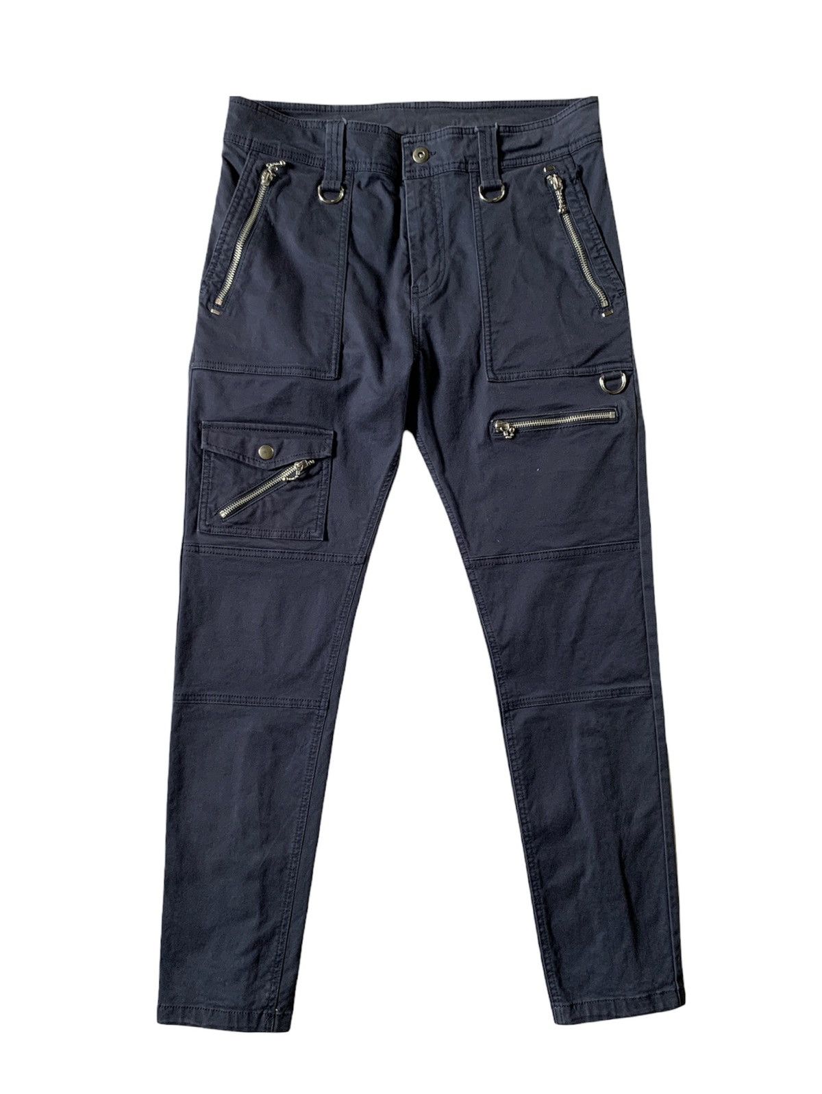 image of Diesel Seditionaries Punk Zipper Pant in Navy, Men's (Size 33)