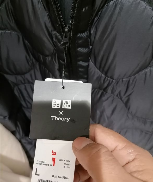 Uniqlo Uniqlo X Theory Ultra Light Down Long Vest Grailed 3375