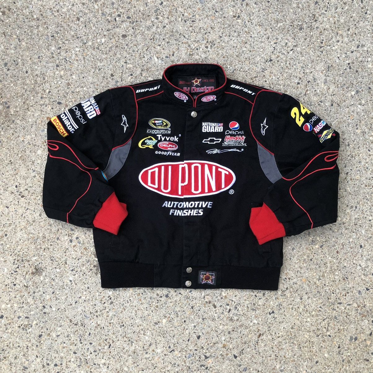 Jh Design × NASCAR JH Design Jeff Gordon #24 Racing Jacket Youth Size ...