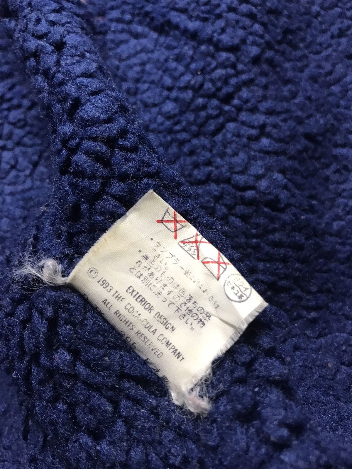 Coca Cola Vintage 90s Coca Cola Fleece Lined Long Jacket Size US M / EU 48-50 / 2 - 8 Thumbnail