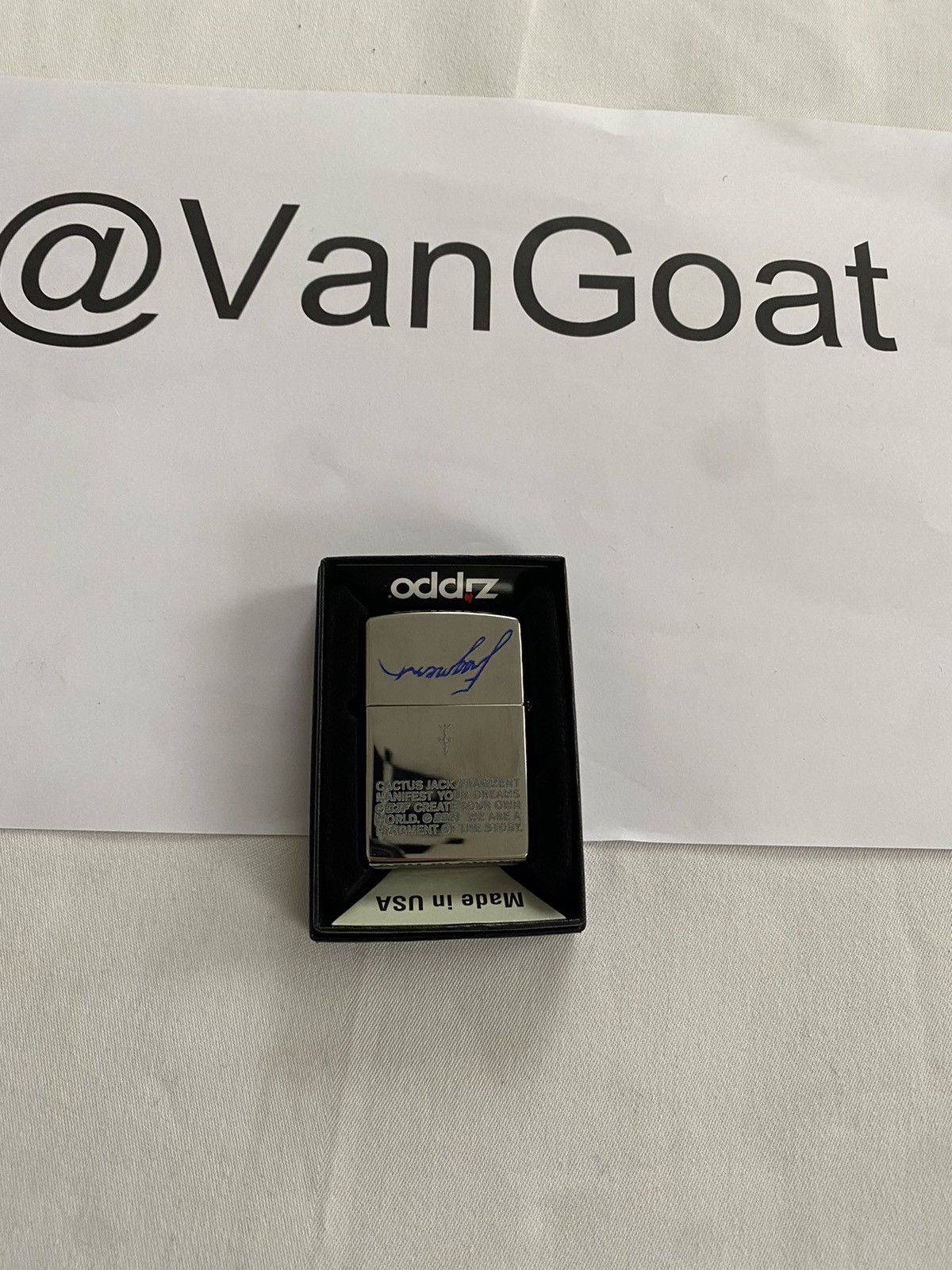 Fragment Design Travis Scott Cactus Jack for Fragment Zippo Lighter Size ONE SIZE - 2 Thumbnail