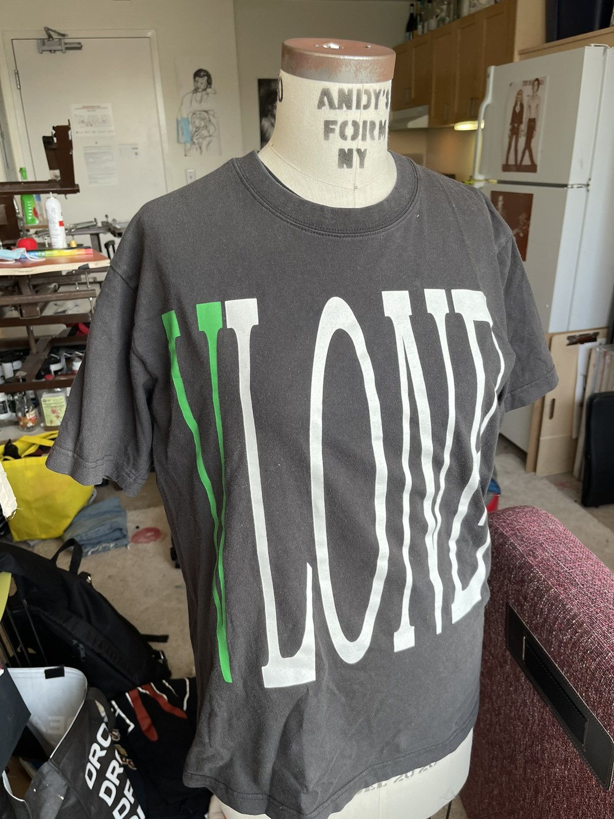 Vlone Green Vlone Tee Size US M / EU 48-50 / 2 - 1 Thumbnail