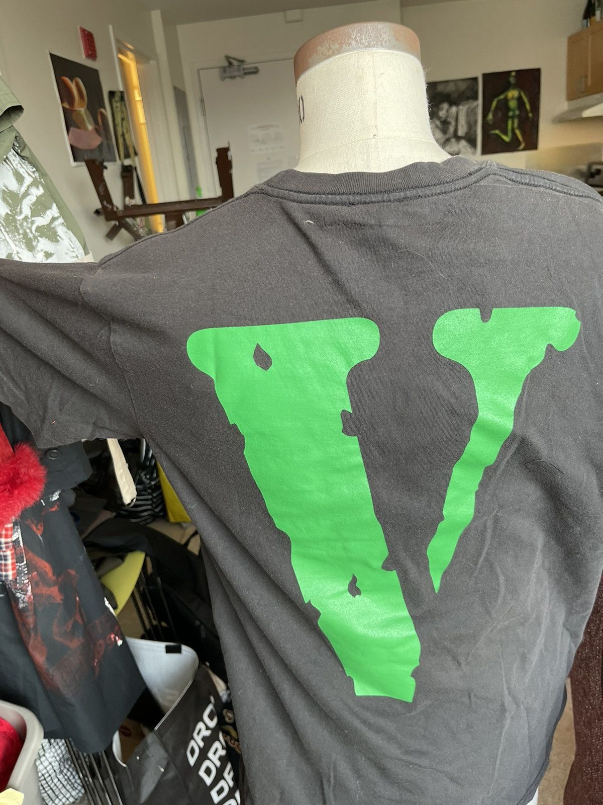 Vlone Green Vlone Tee Size US M / EU 48-50 / 2 - 3 Thumbnail