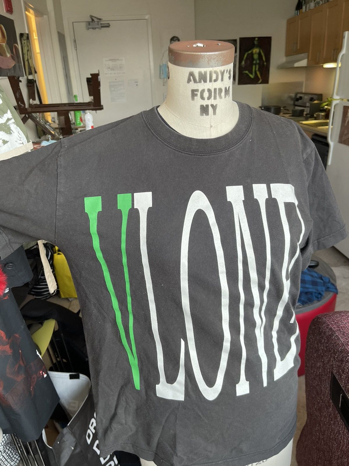 Vlone Green Vlone Tee Size US M / EU 48-50 / 2 - 2 Thumbnail