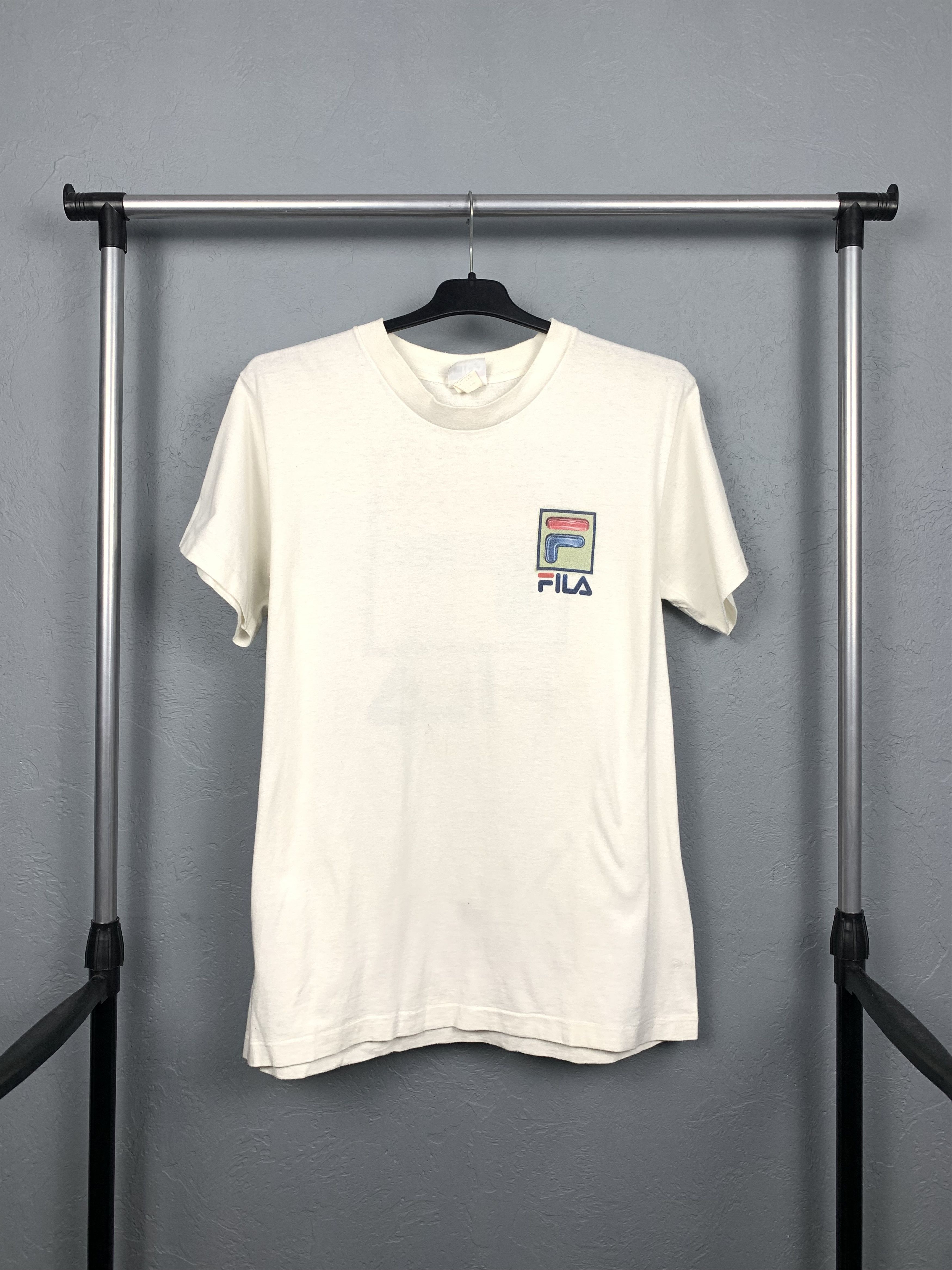 Fila Vintage Fila Mens T-Shirt Tee Size US L / EU 52-54 / 3 - 2 Thumbnail
