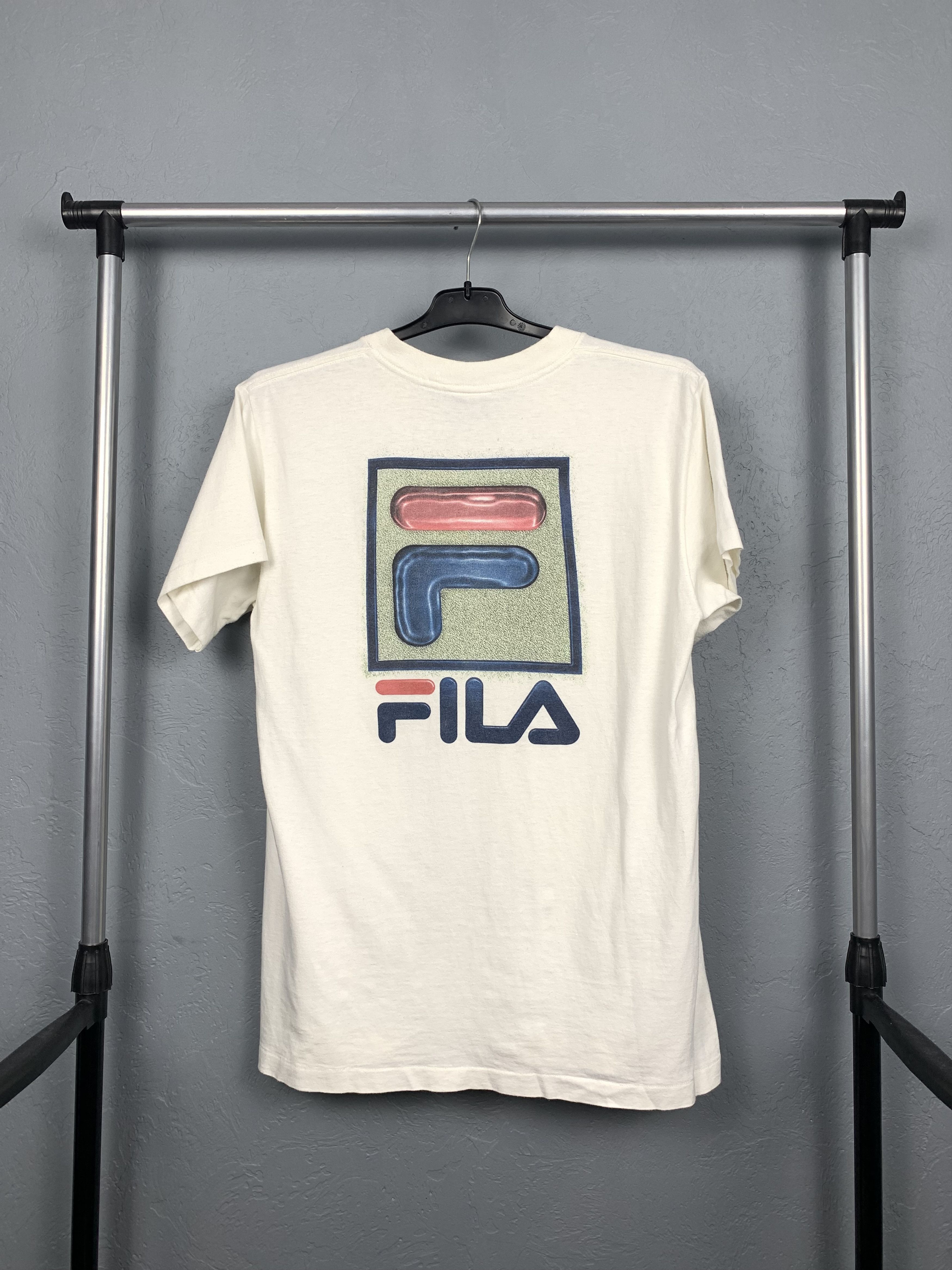 Fila Vintage Fila Mens T-Shirt Tee Size US L / EU 52-54 / 3 - 1 Thumbnail