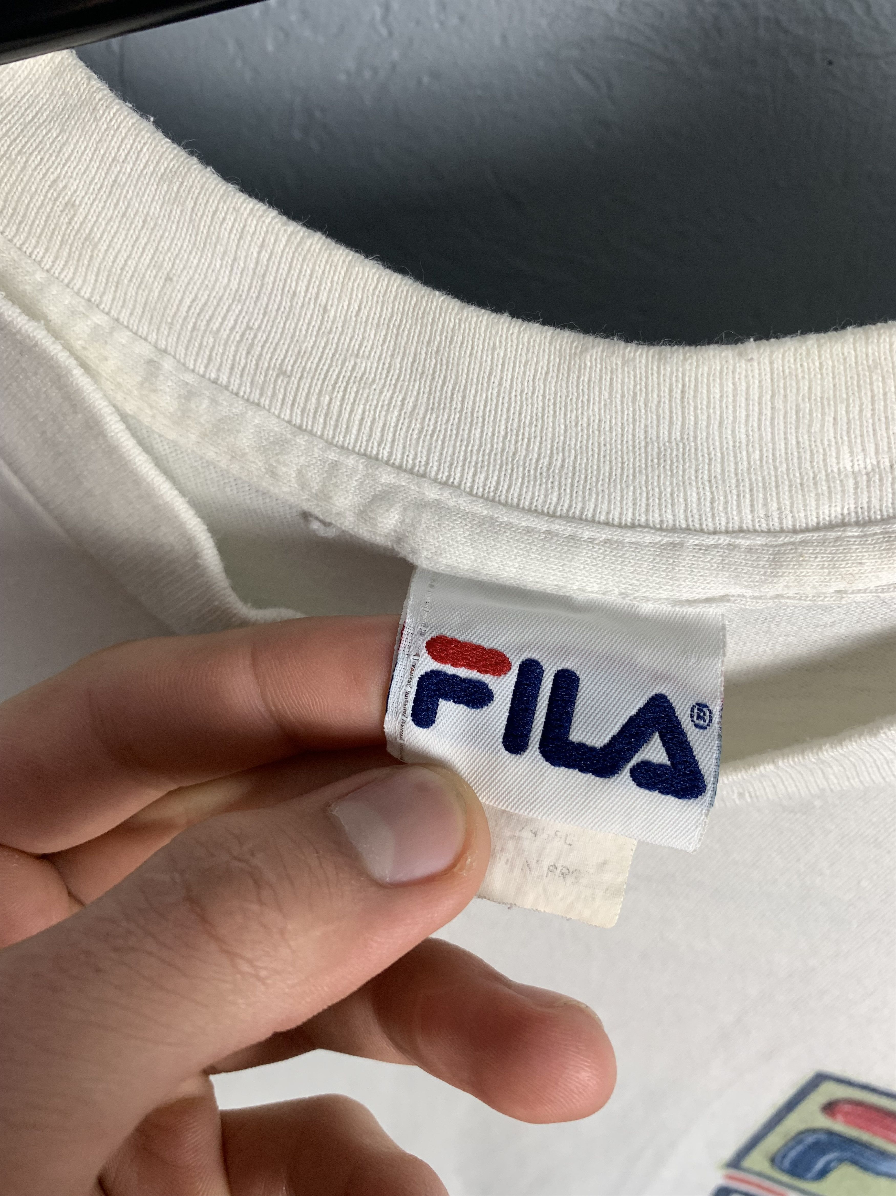 Fila Vintage Fila Mens T-Shirt Tee Size US L / EU 52-54 / 3 - 4 Thumbnail