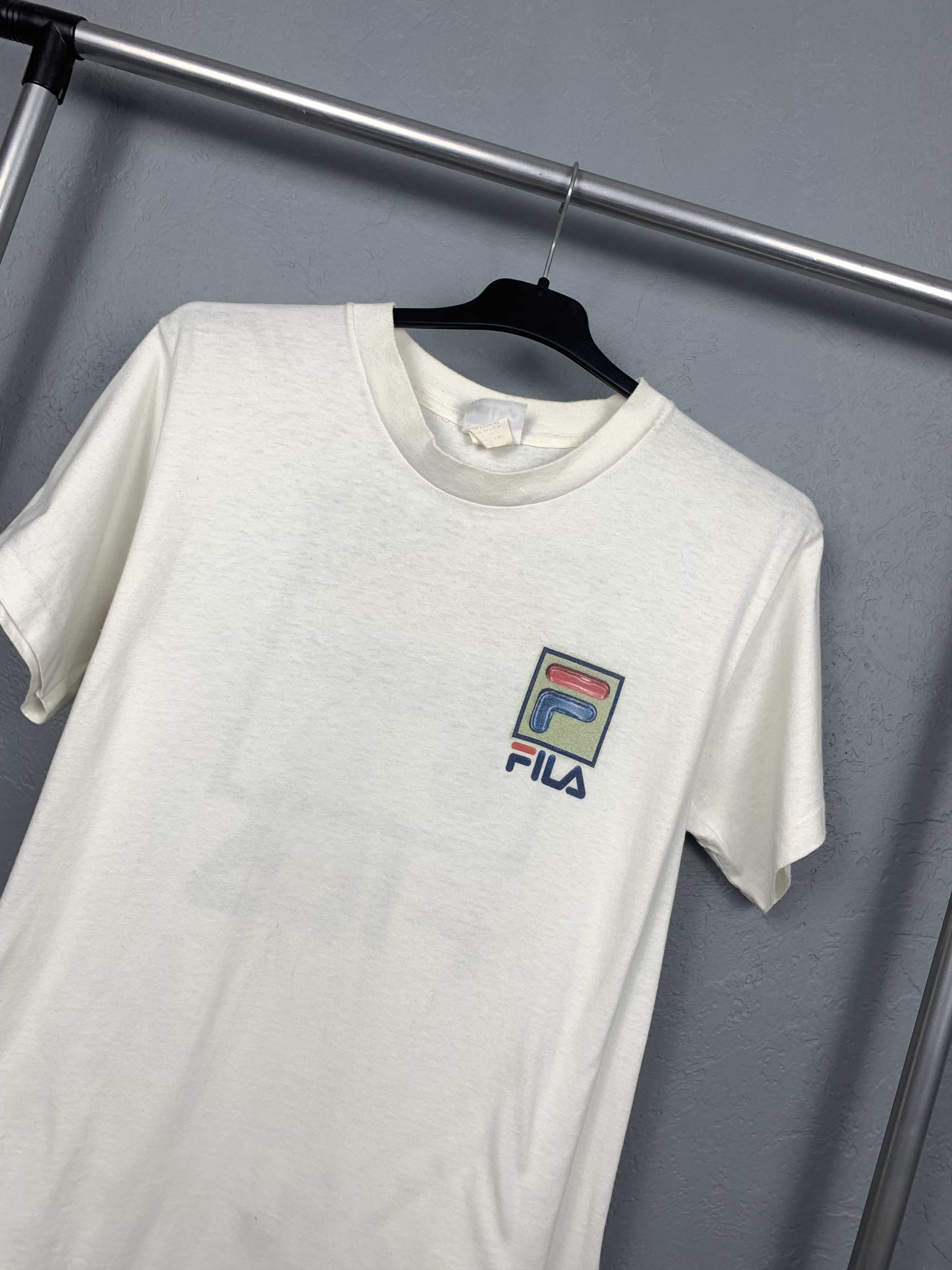 Fila Vintage Fila Mens T-Shirt Tee Size US L / EU 52-54 / 3 - 3 Thumbnail