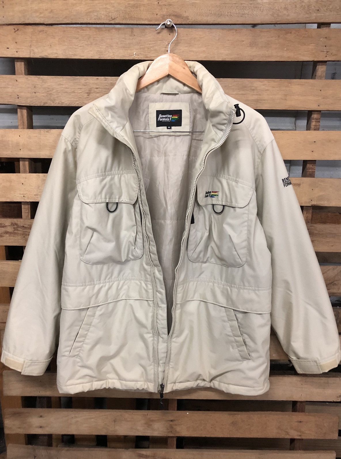 Benetton × Vintage Vintage Benetton Formula 1 Jacket Nice Design Size US M / EU 48-50 / 2 - 3 Thumbnail