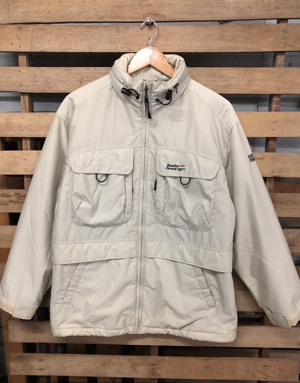 Benetton × Vintage Vintage Benetton Formula 1 Jacket Nice Design Size US M / EU 48-50 / 2 - 1 Thumbnail