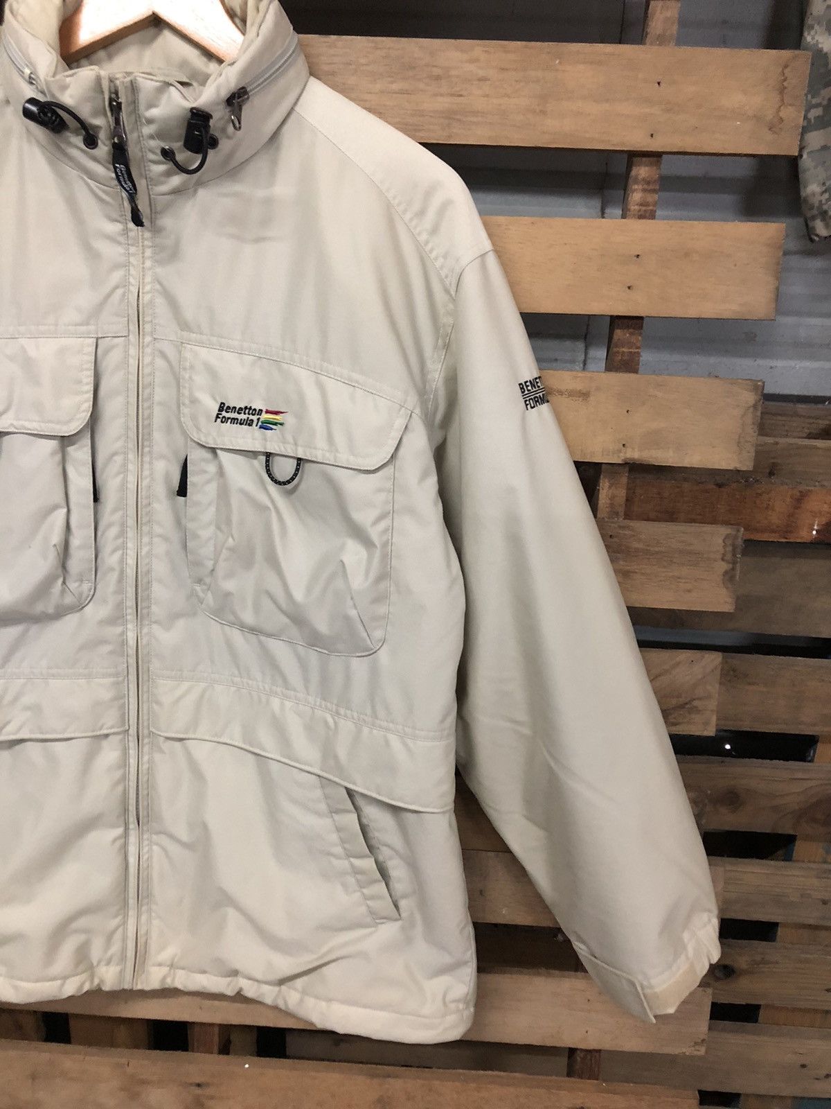 Benetton × Vintage Vintage Benetton Formula 1 Jacket Nice Design Size US M / EU 48-50 / 2 - 4 Thumbnail