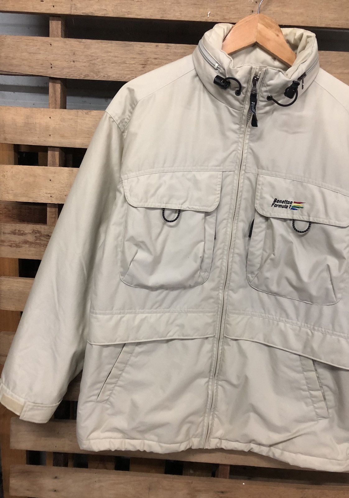 Benetton × Vintage Vintage Benetton Formula 1 Jacket Nice Design Size US M / EU 48-50 / 2 - 5 Thumbnail