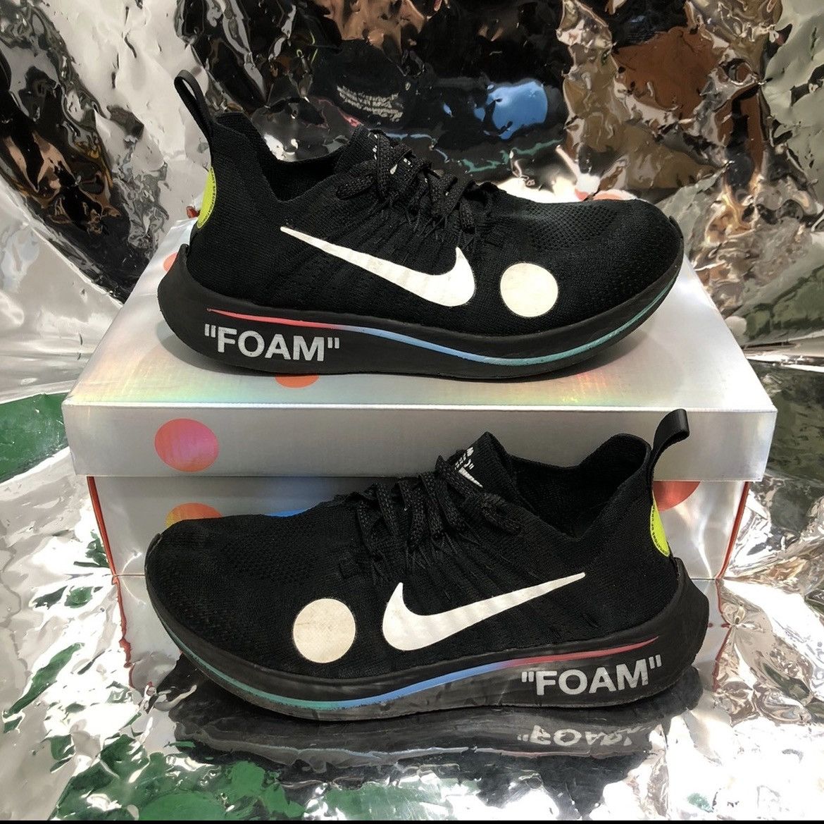 OFF-WHITE x Zoom Fly Mercurial Flyknit Black 2018