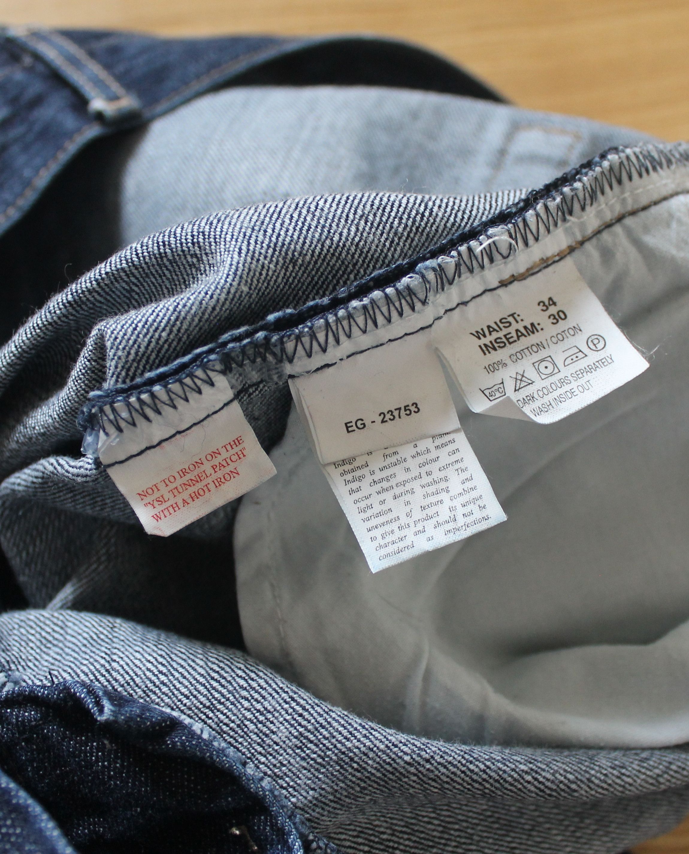Yves Saint Laurent Yves Saint Laurent Denim Pants Size US 34 / EU 50 - 6 Thumbnail