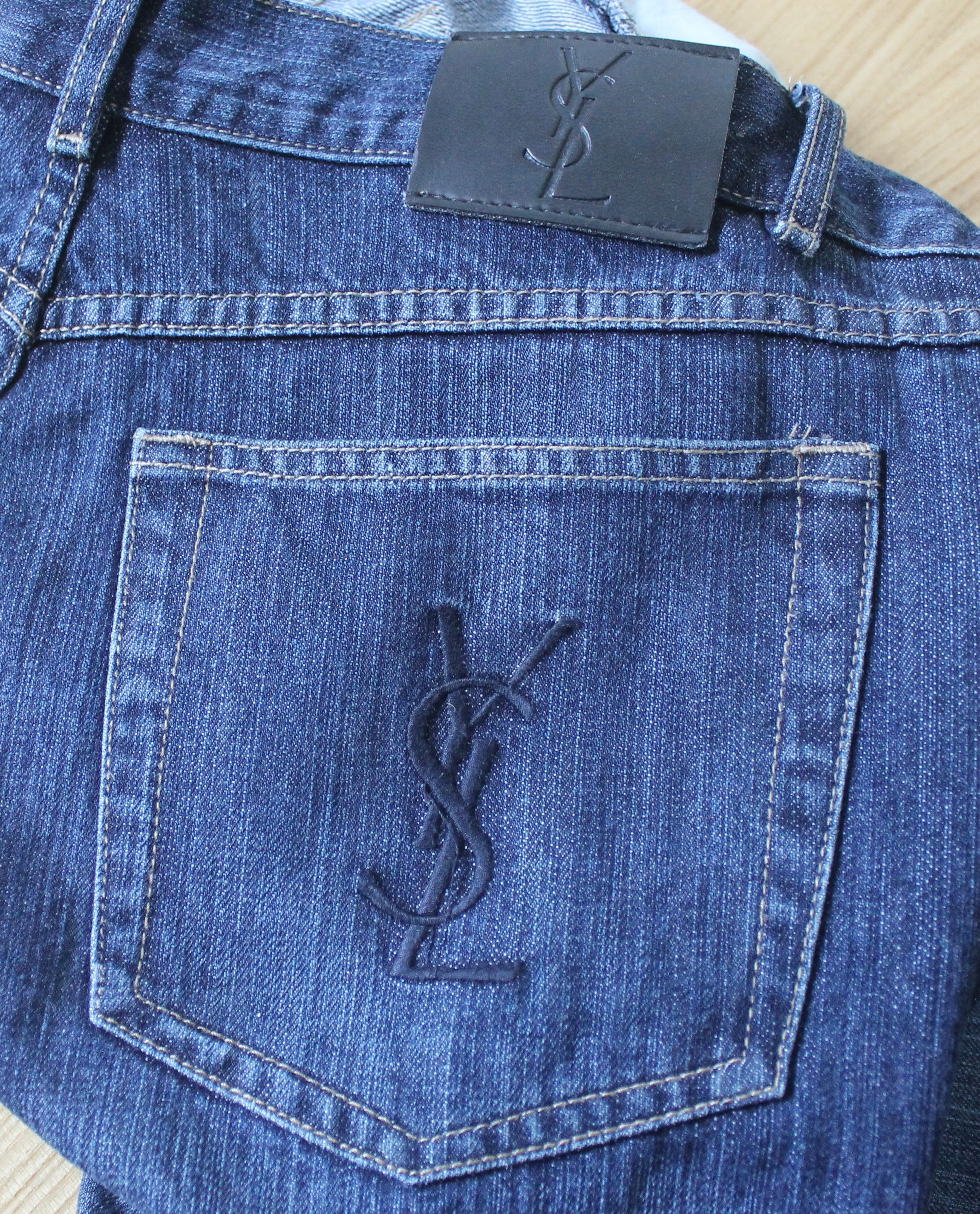 Yves Saint Laurent Yves Saint Laurent Denim Pants Size US 34 / EU 50 - 7 Thumbnail