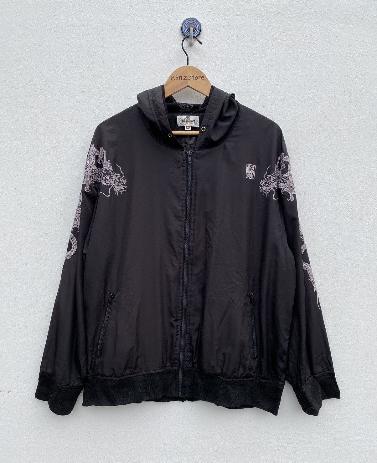 Japanese Brand Vintage SUKAJAN Dragon Embroidery Jacket Size US XL / EU 56 / 4 - 2 Thumbnail