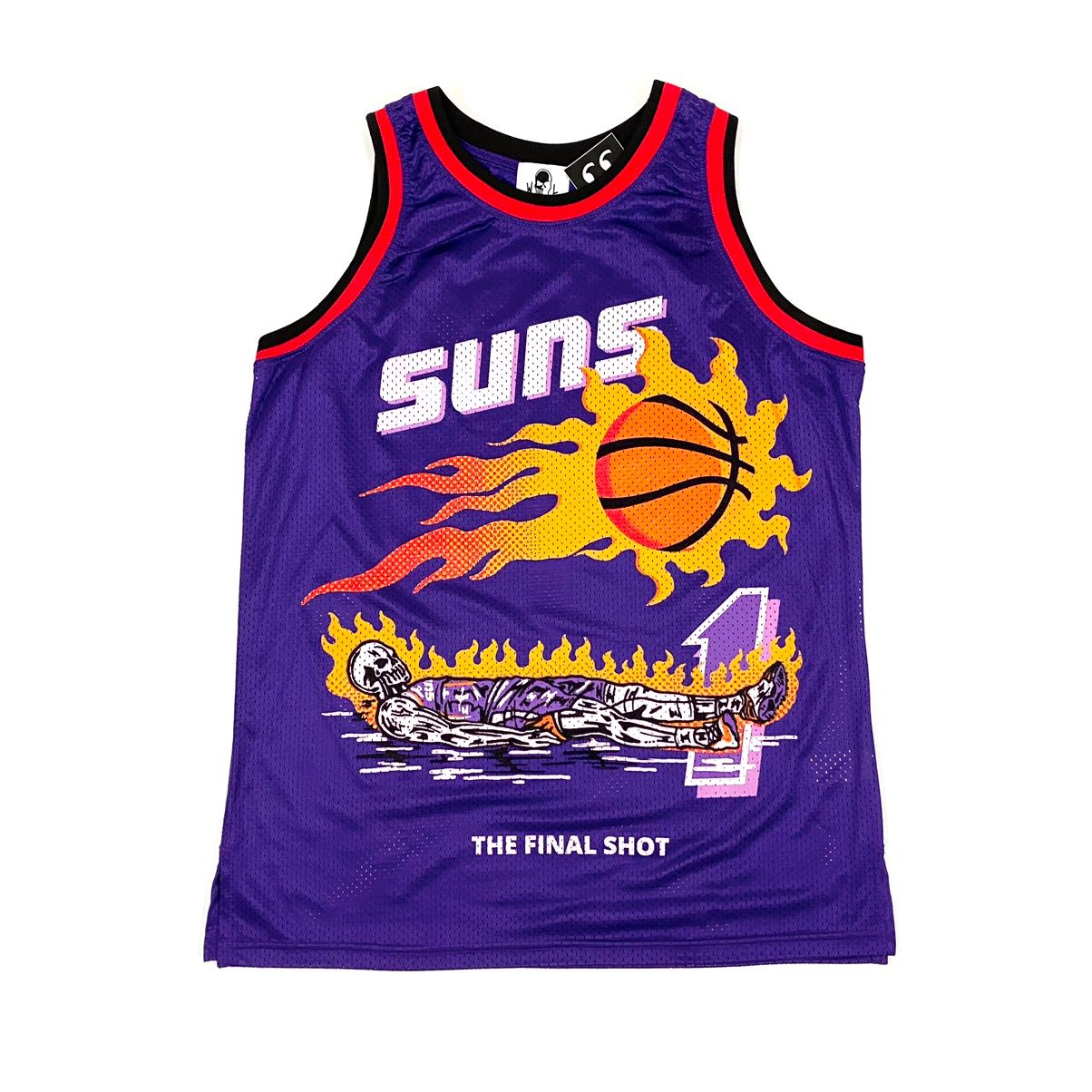Devin Booker Warren Lotas Final Shot authetic shirt size medium phoenix suns