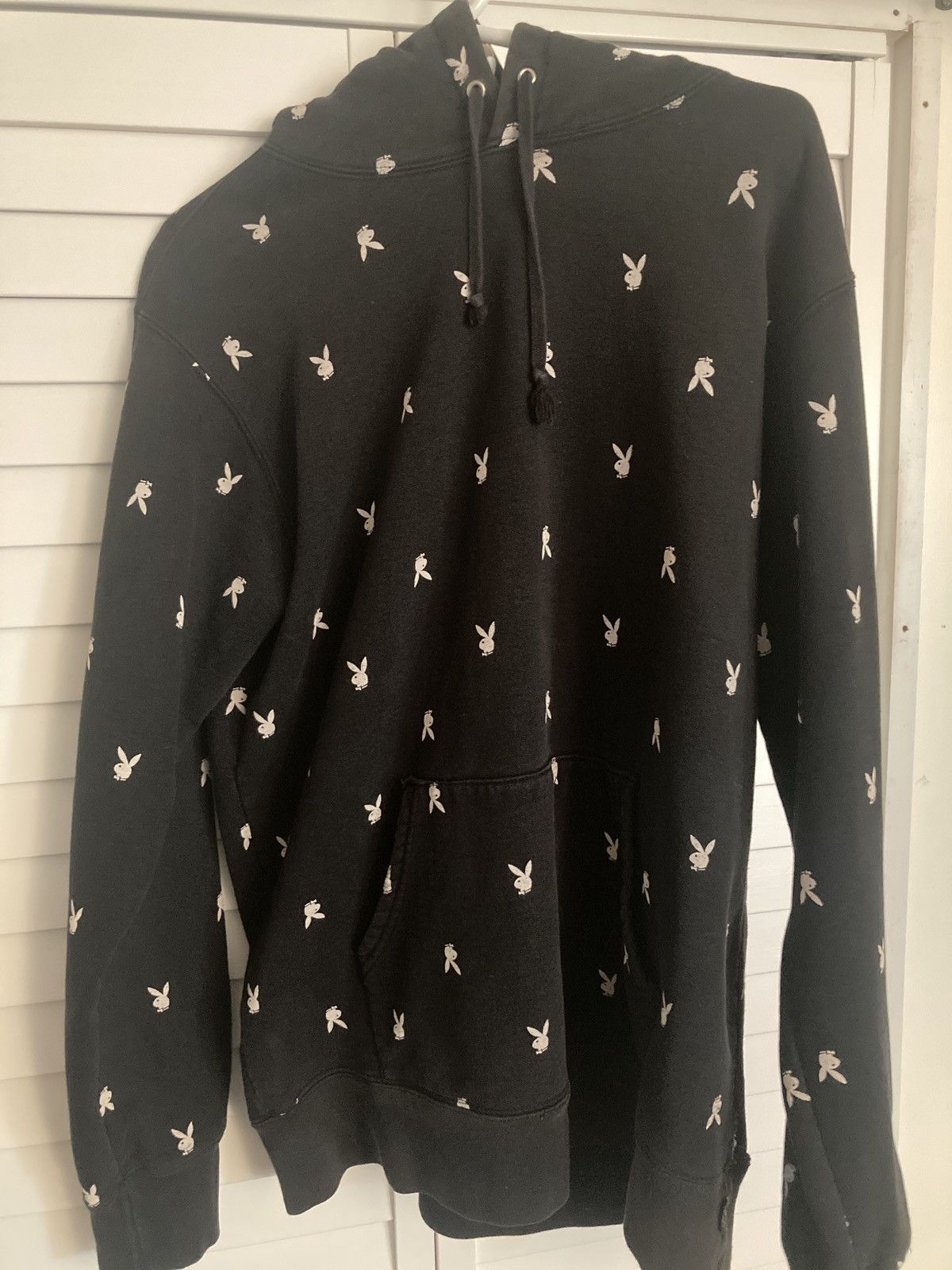 Popular Supreme X Playboy Hoodie Black Large