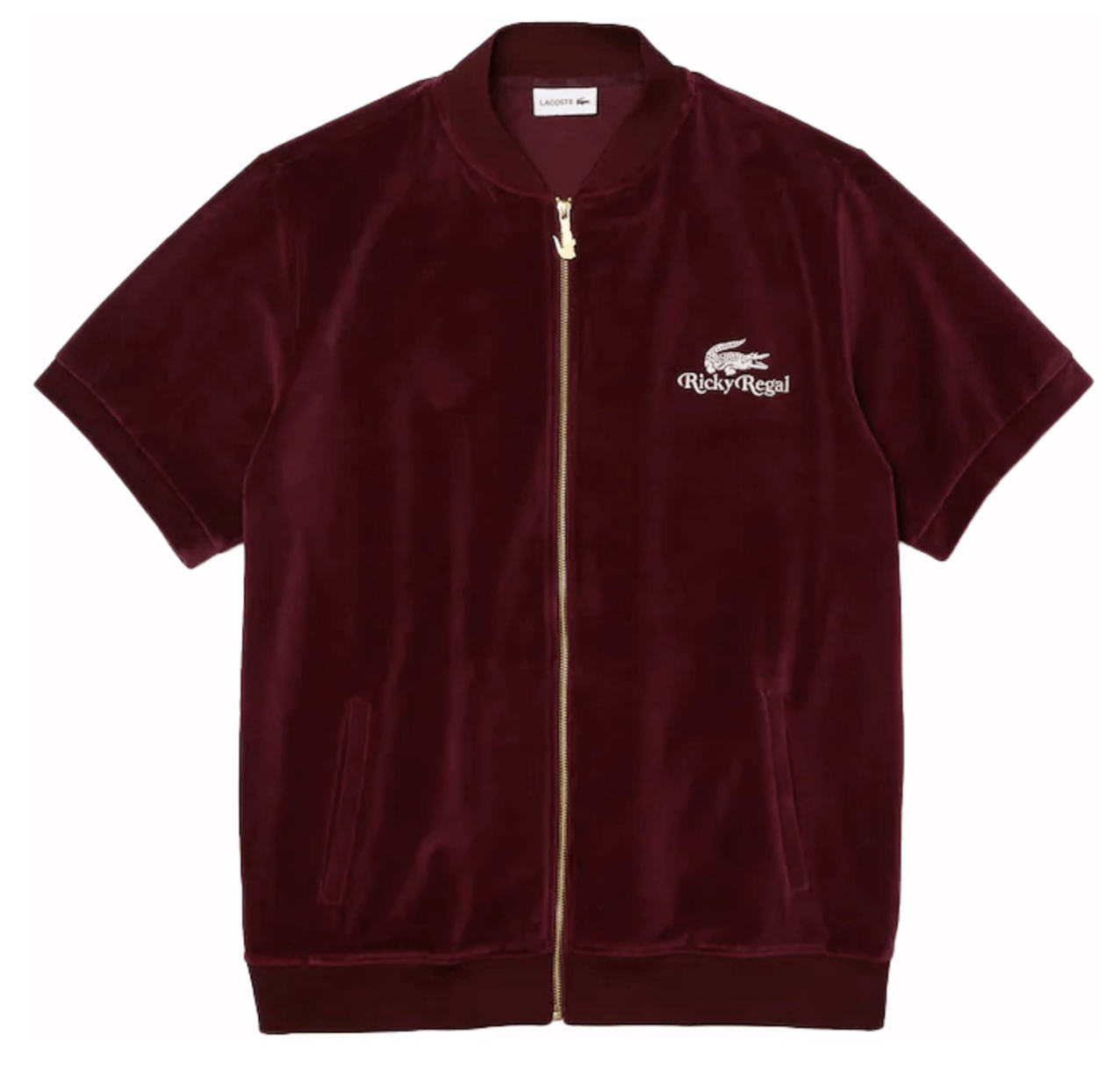 Lacoste Lacoste x Ricky Regal Velvet Zip Jacket Size US XL / EU 56 / 4 - 1 Thumbnail