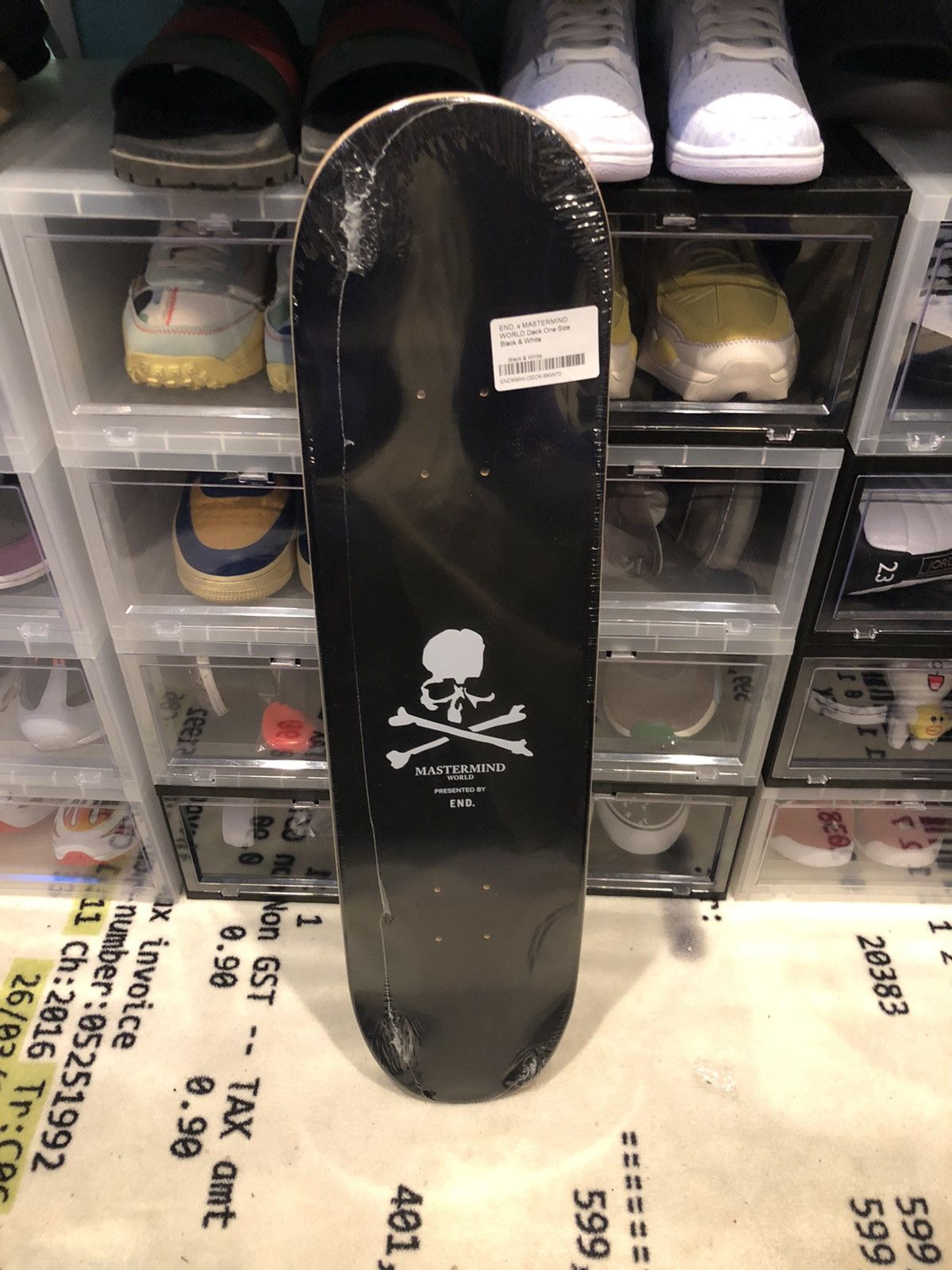 END. × Mastermind Japan × Vans RARE Black Presented by END