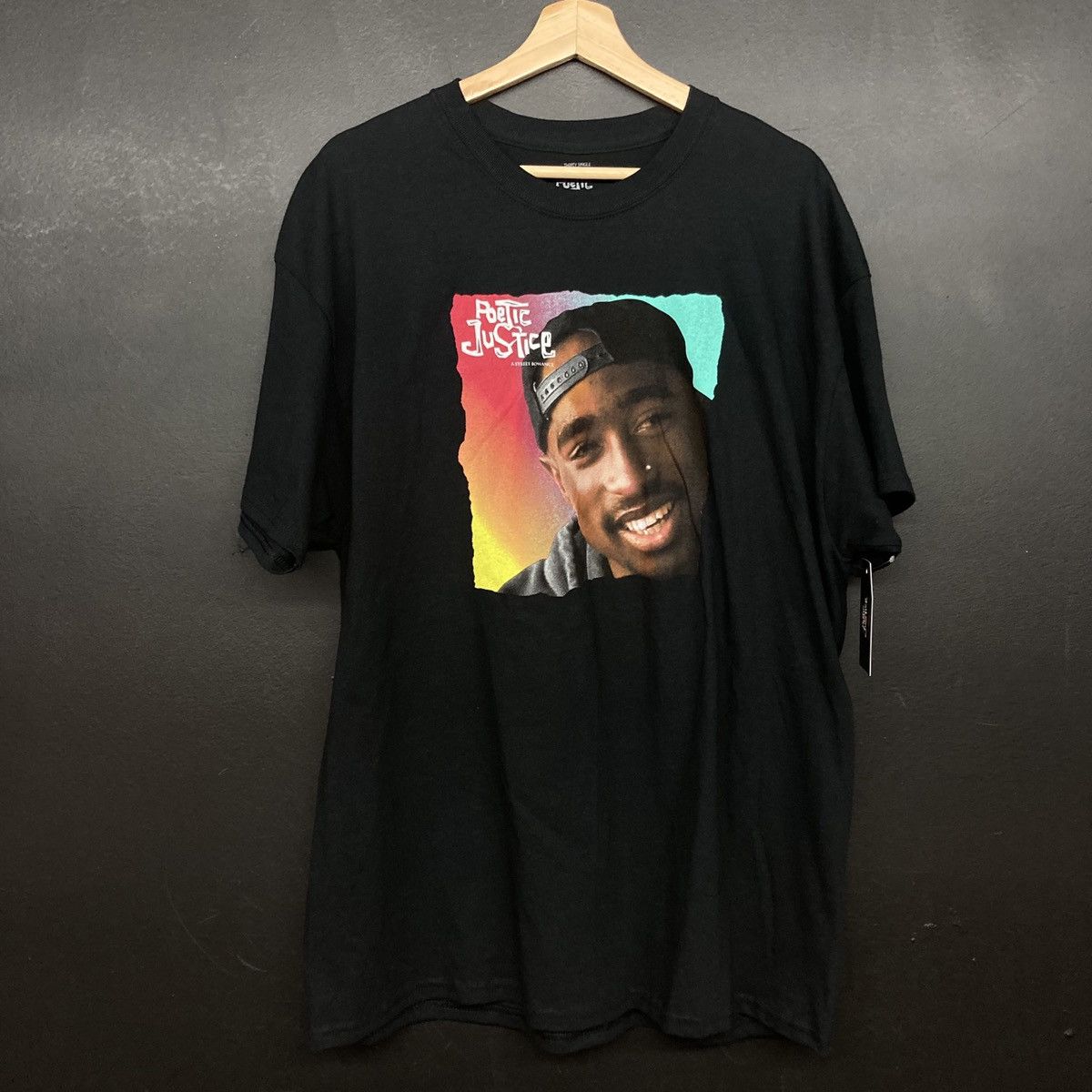 Rap Tees Poetic Justice Tupac Shakur 2pac Tee T Shirt Grailed 7580