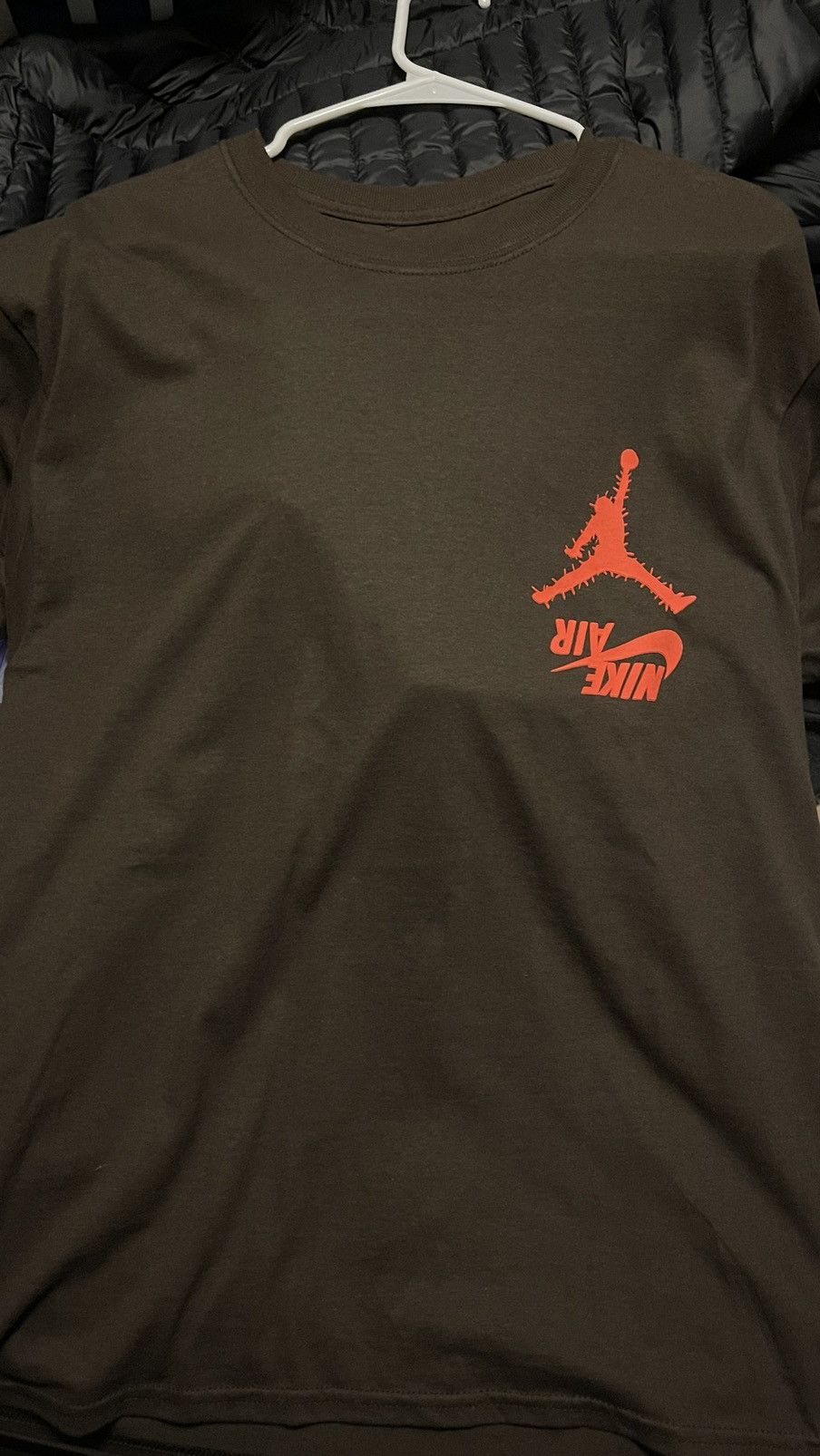 ジョーダン Travis Scott Jordan Cactus Jack Highest Tee Brown Travis Scott Jordan Cactus Jack Highest T | Depop