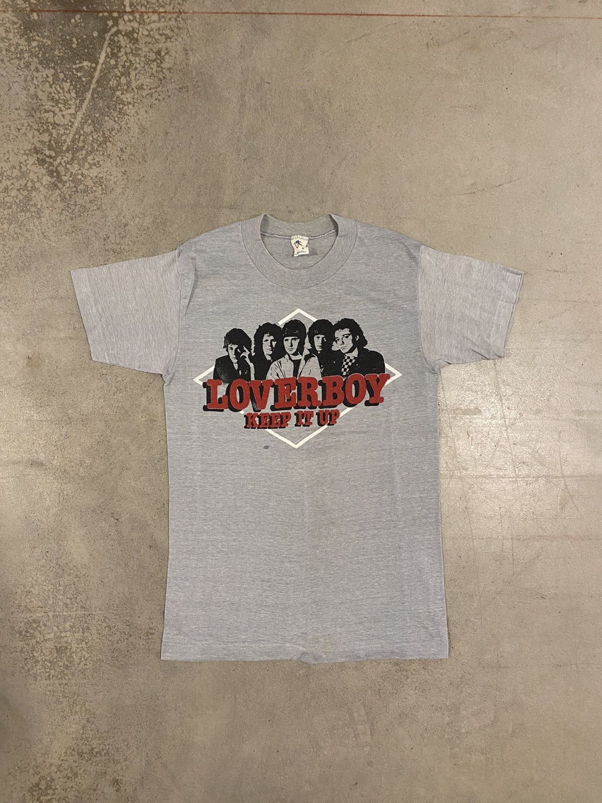 Vintage Vintage loverboy keep it up tour 80s t shirt | Grailed