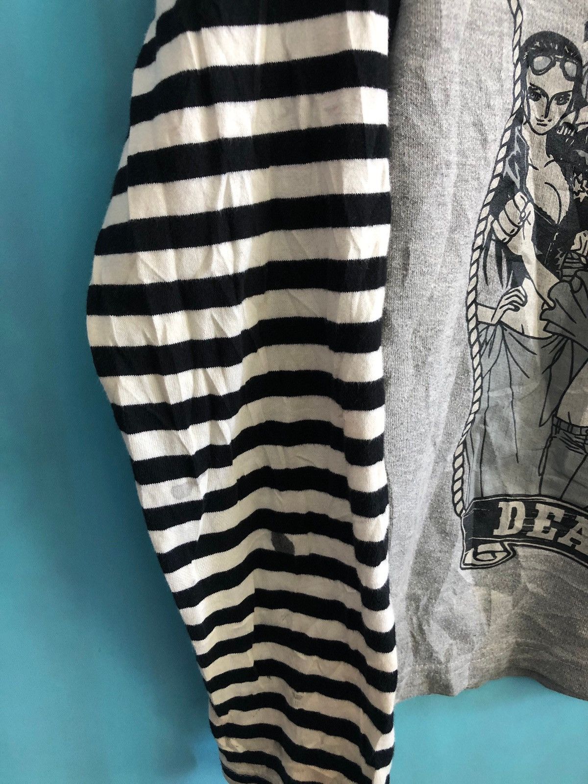 One Piece 00s one piece mugiwara striped #1718 Size US M / EU 48-50 / 2 - 6 Thumbnail