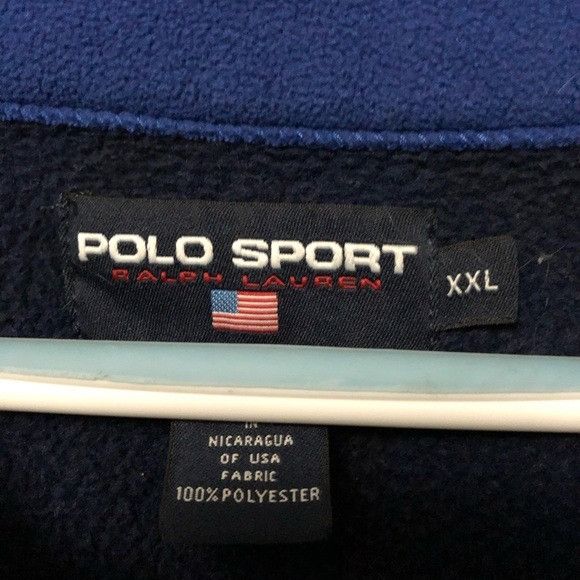 Polo Ralph Lauren × Vintage POLO SPORT VINTAGE LOGO HALF ZIP