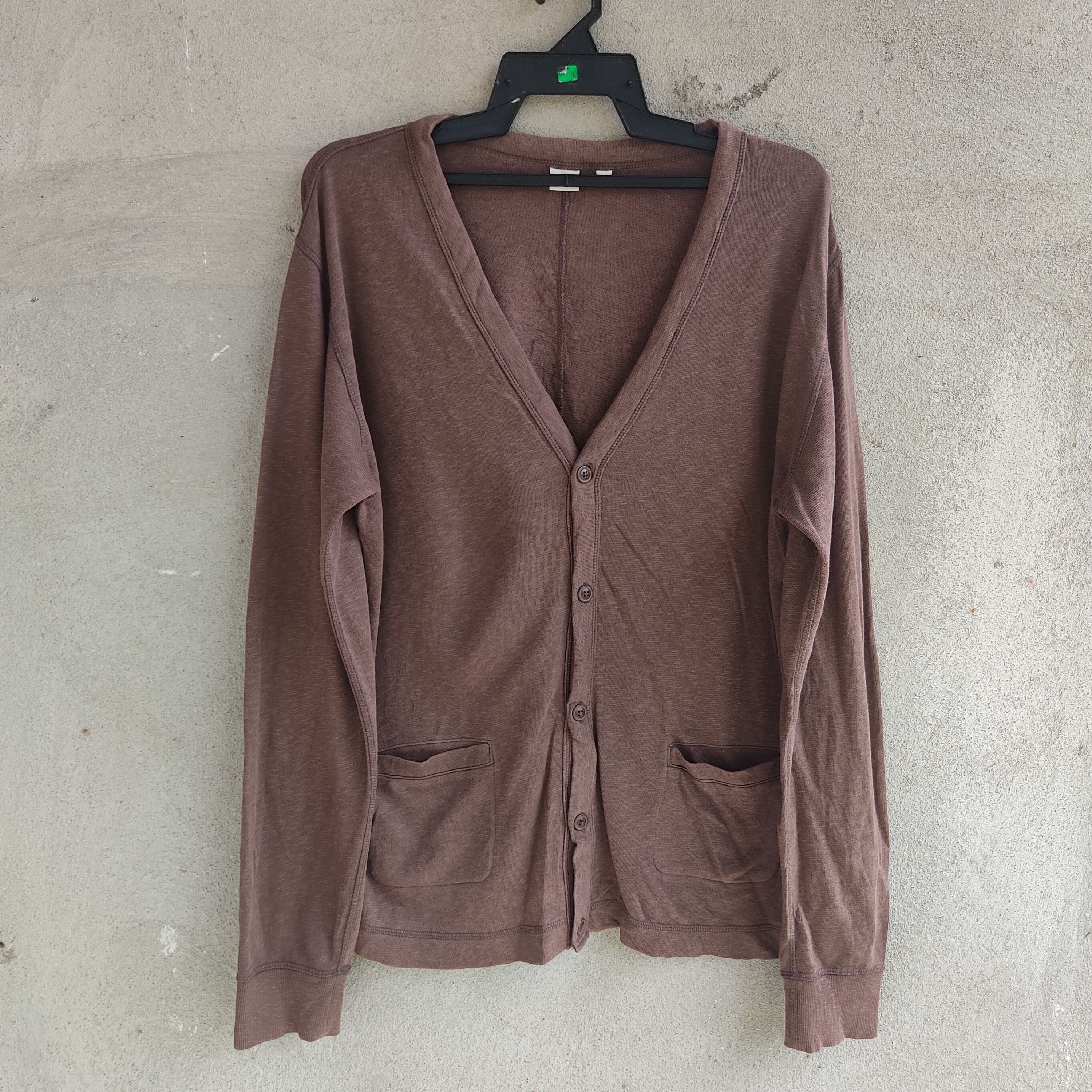 image of Brown Cardigan, Men's (Size Large)