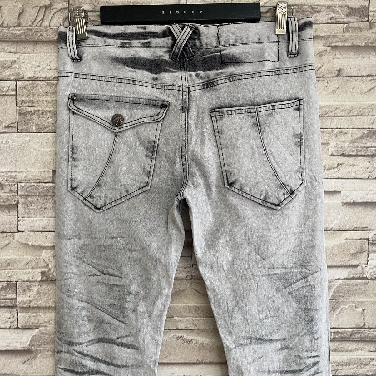 Japanese Brand LOWBOX White Denim Whisker Jeans LGB Size US 32 / EU 48 - 8 Thumbnail