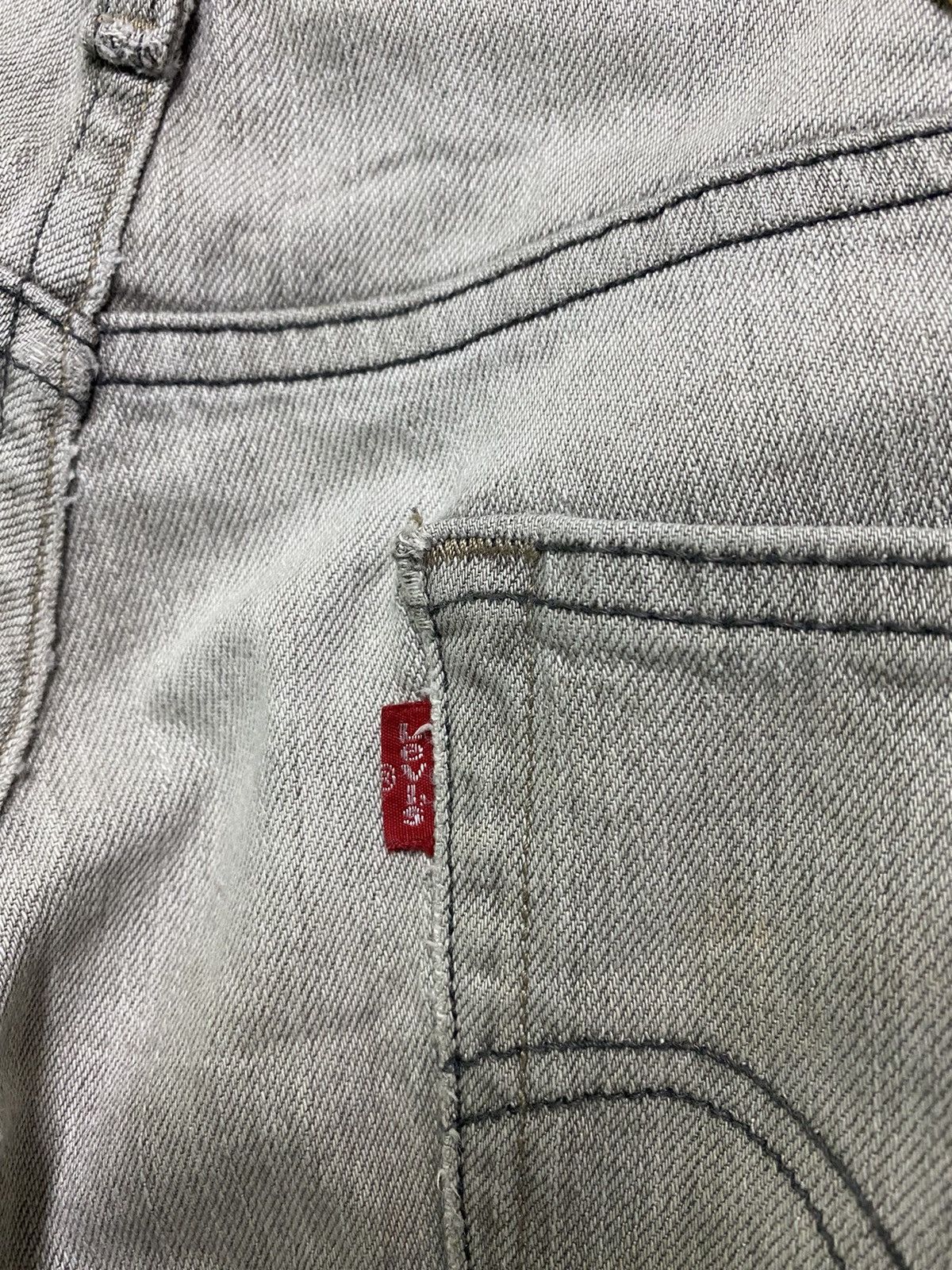 Levi's Vintage LEVIS 514 Slim Straight Grey Distressed Jean - L40 Size US 34 / EU 50 - 10 Thumbnail