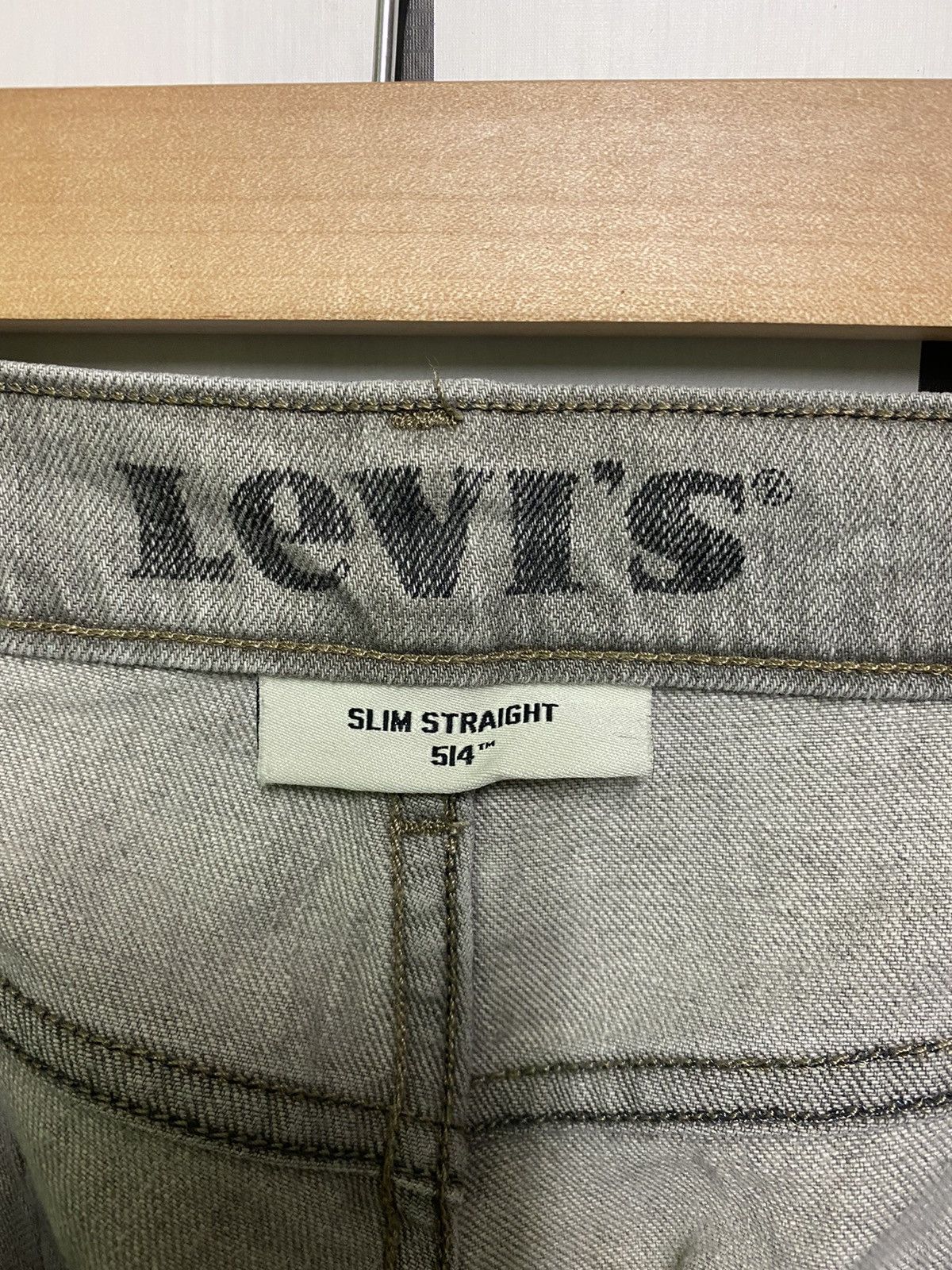 Levi's Vintage LEVIS 514 Slim Straight Grey Distressed Jean - L40 Size US 34 / EU 50 - 11 Thumbnail