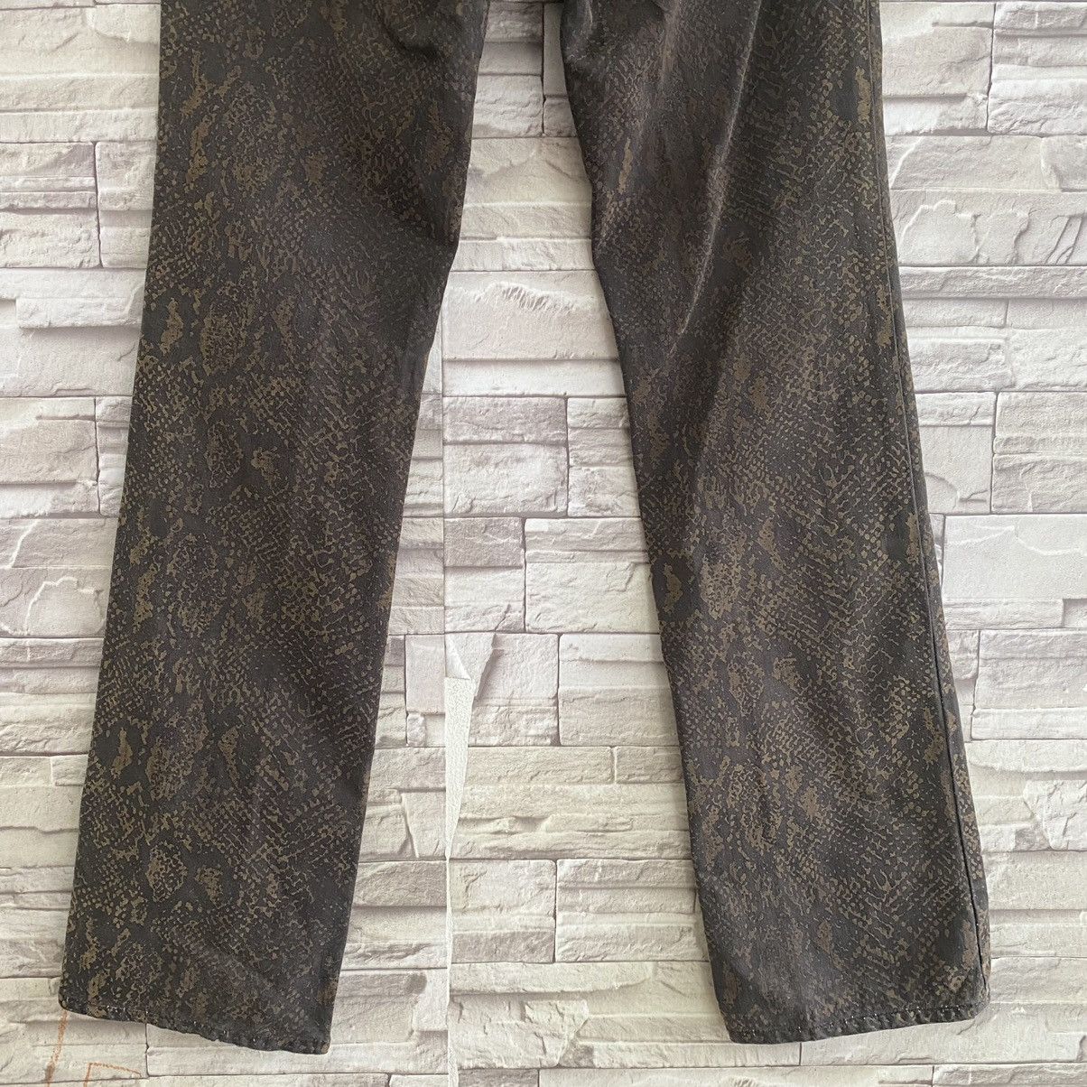 Hysteric Glamour Japanese Brand PAZZO Denim Printed Snake Skin Size US 29 - 11 Thumbnail