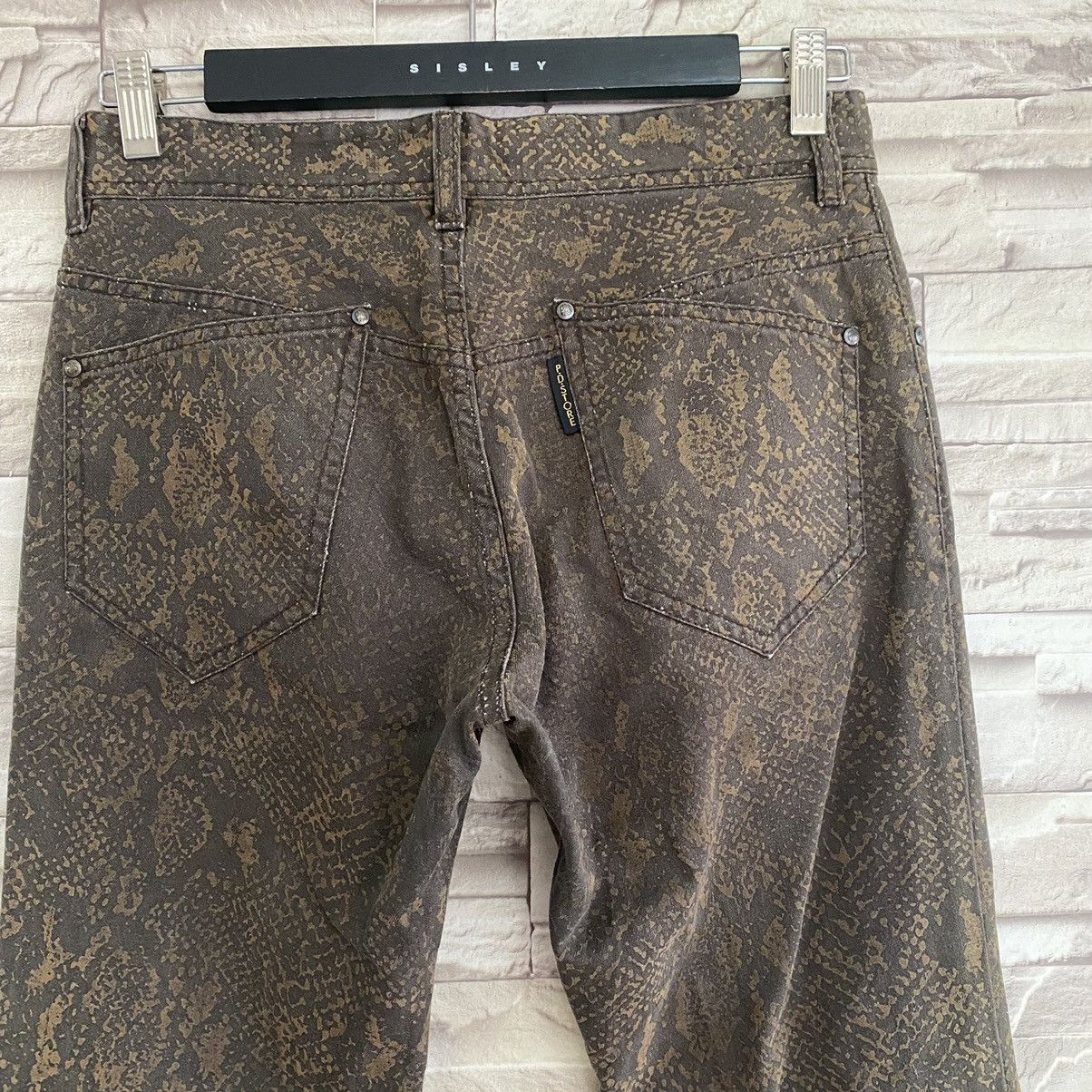 Hysteric Glamour Japanese Brand PAZZO Denim Printed Snake Skin Size US 29 - 9 Thumbnail