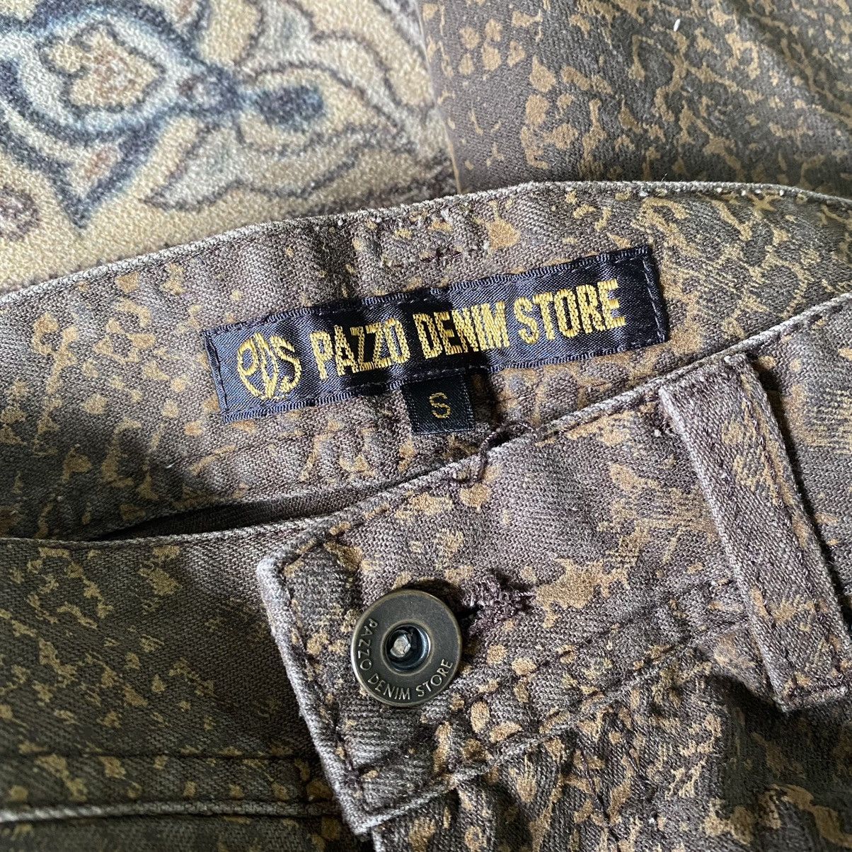 Hysteric Glamour Japanese Brand PAZZO Denim Printed Snake Skin Size US 29 - 13 Thumbnail