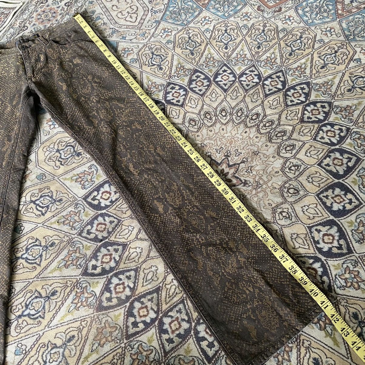 Hysteric Glamour Japanese Brand PAZZO Denim Printed Snake Skin Size US 29 - 17 Thumbnail