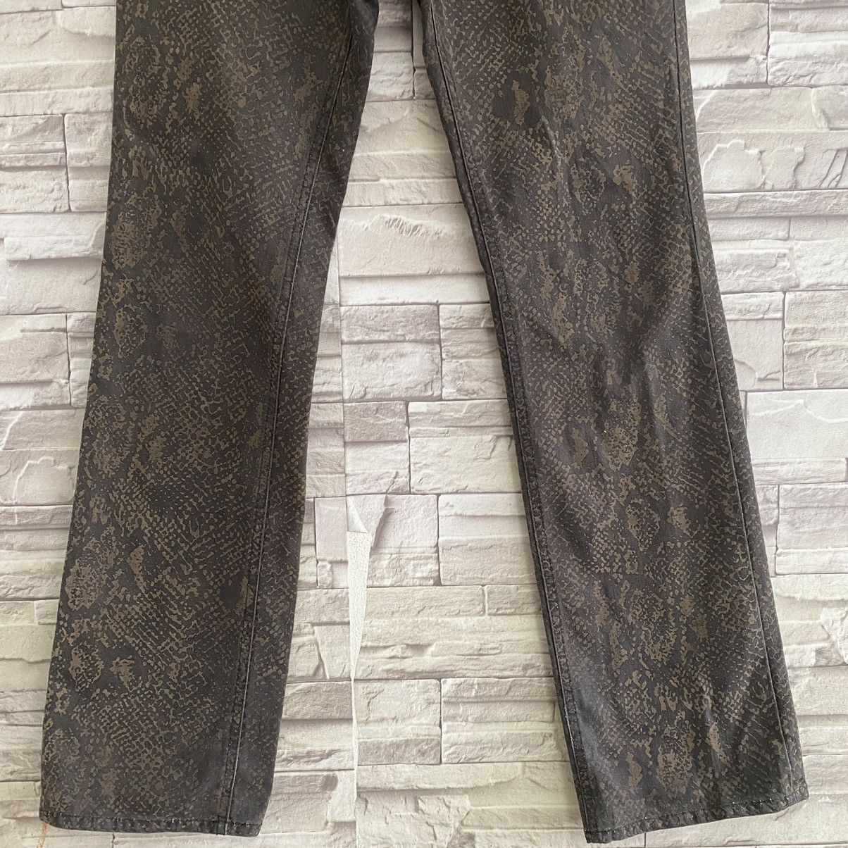 Hysteric Glamour Japanese Brand PAZZO Denim Printed Snake Skin Size US 29 - 8 Thumbnail