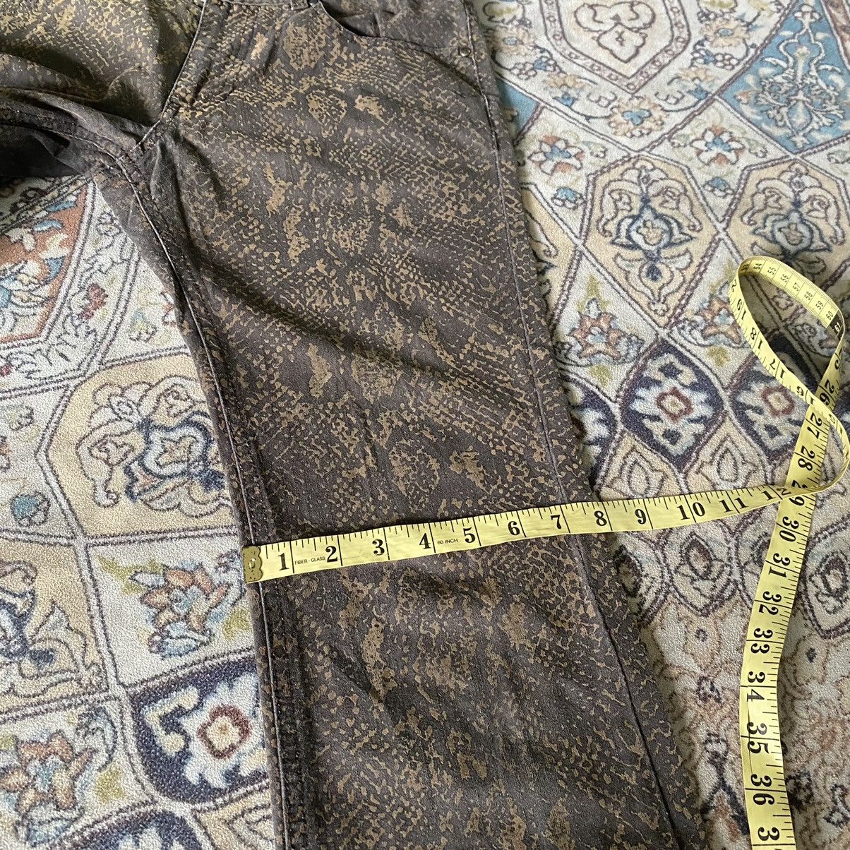 Hysteric Glamour Japanese Brand PAZZO Denim Printed Snake Skin Size US 29 - 20 Thumbnail
