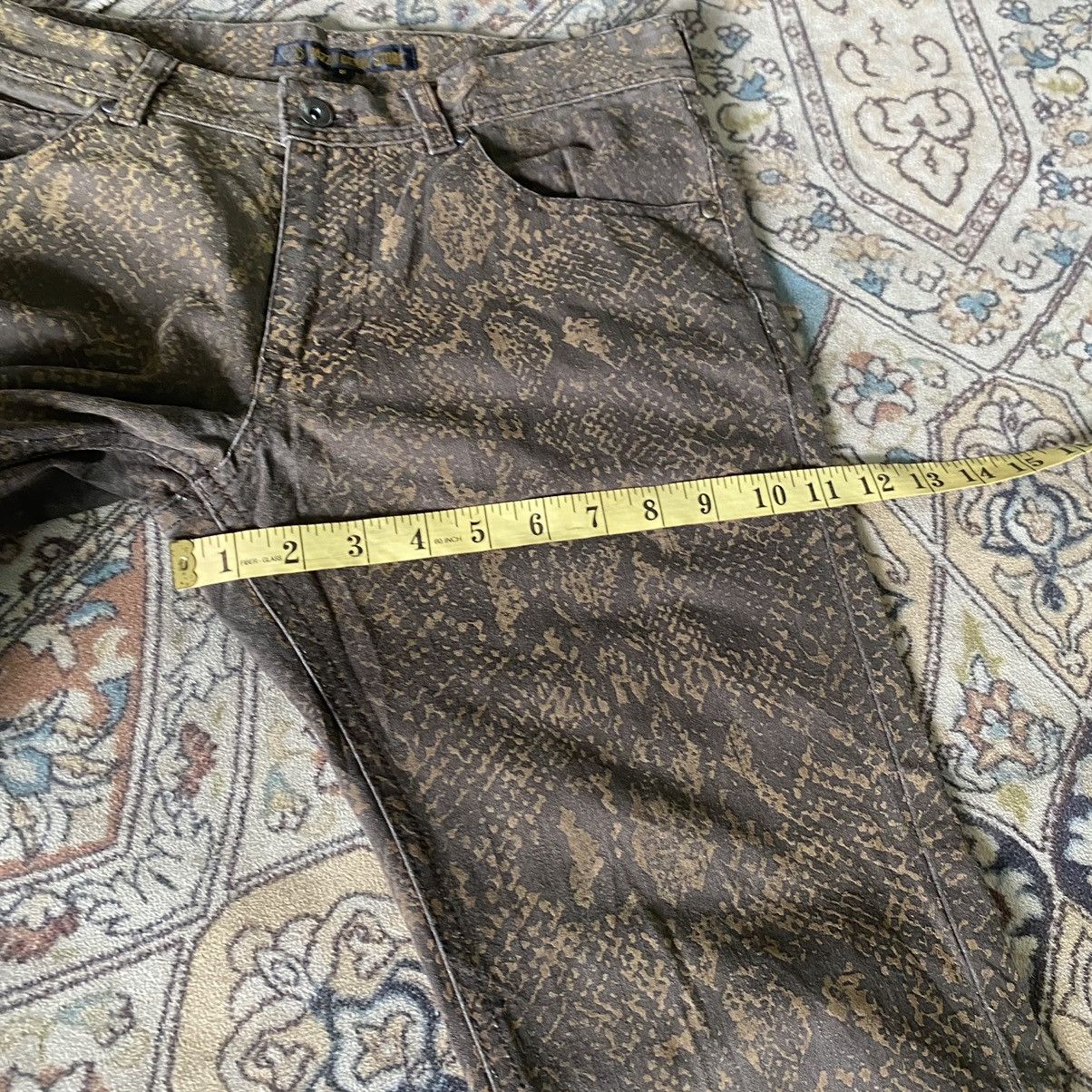 Hysteric Glamour Japanese Brand PAZZO Denim Printed Snake Skin Size US 29 - 19 Thumbnail