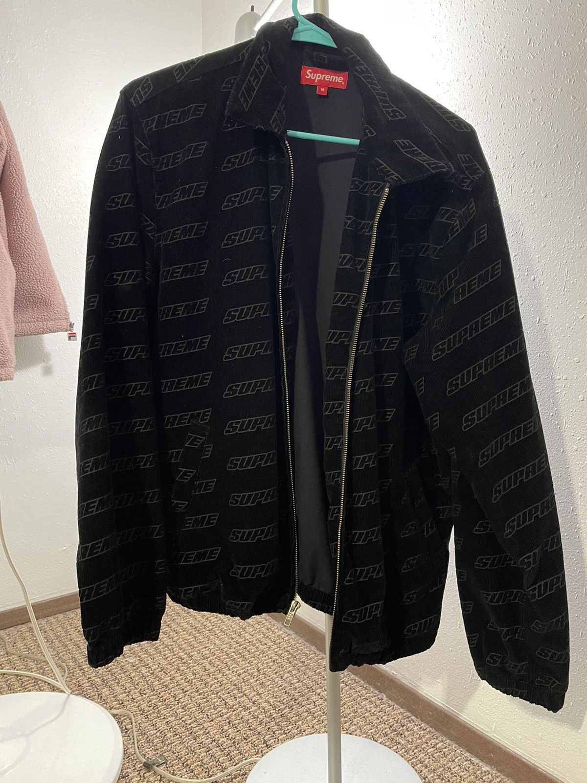 Supreme Supreme Debossed Logo Corduroy Jacket Grailed