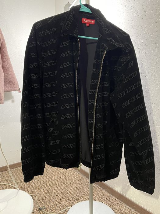 Supreme Supreme Debossed Logo Corduroy Jacket | Grailed