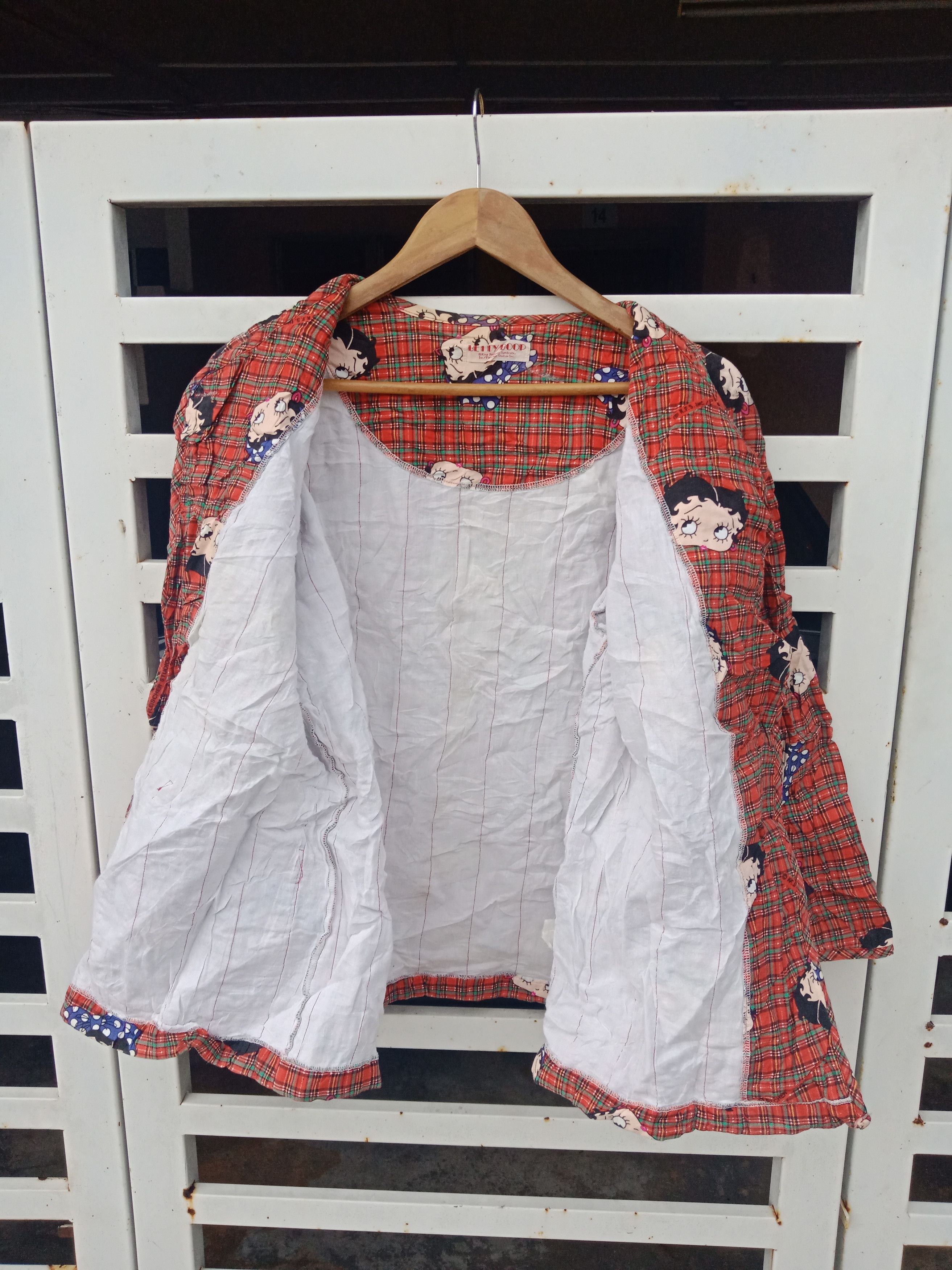Cartoon Network Vintage Betty Boops King Features Light Jacket Kimono Size US L / EU 52-54 / 3 - 3 Thumbnail